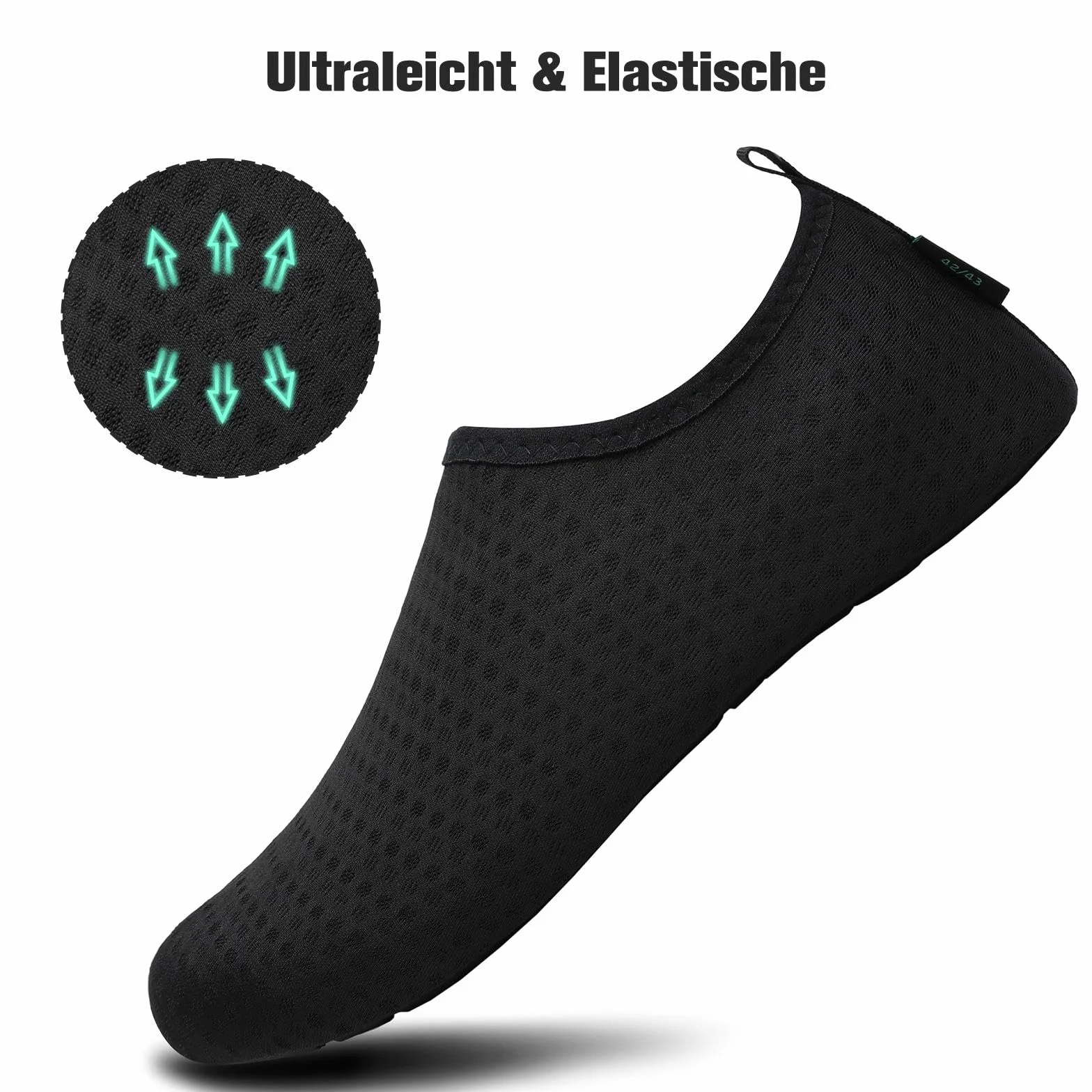 SAGUARO Scarpe da Scoglio Asciugatura Rapida con 7 Fori di Drenaggio Donna Uomo Rombi Gr.36-47