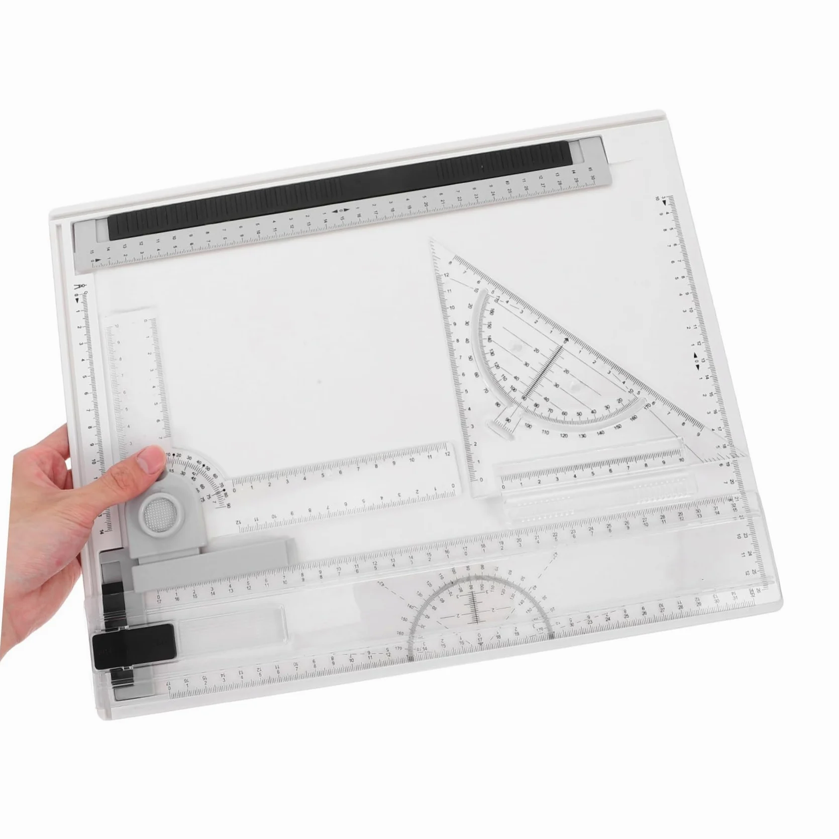 Uonlytech Tavola Portatile Per Tecnico e Architettonico Righelli e Scale Multifunzionali Leggera e Facile Trasportare Per Viaggi Esigenze Progettazione