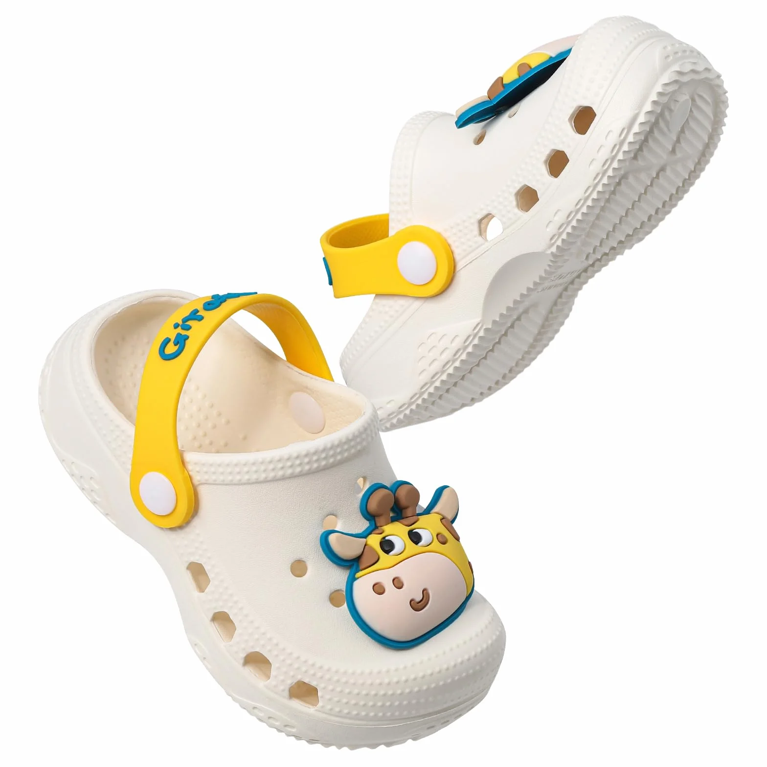 LACOFIA Zoccoli e Sabot da Giardino per Bambini Sandali da Spiaggia/Piscina Antiscivolo Pantofole Estive per Ragazzi