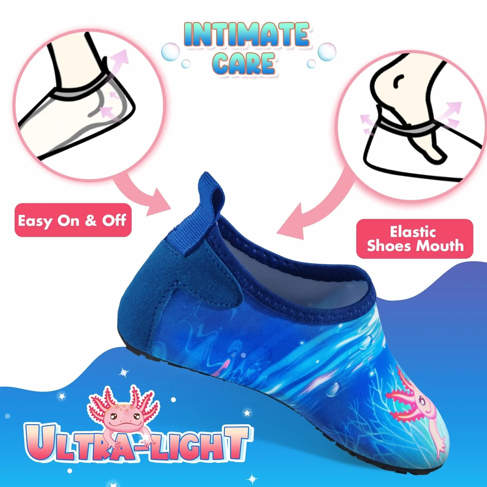 Scarpe da Acqua per Bambini Ragazzi Ragazze Maglia Morbida