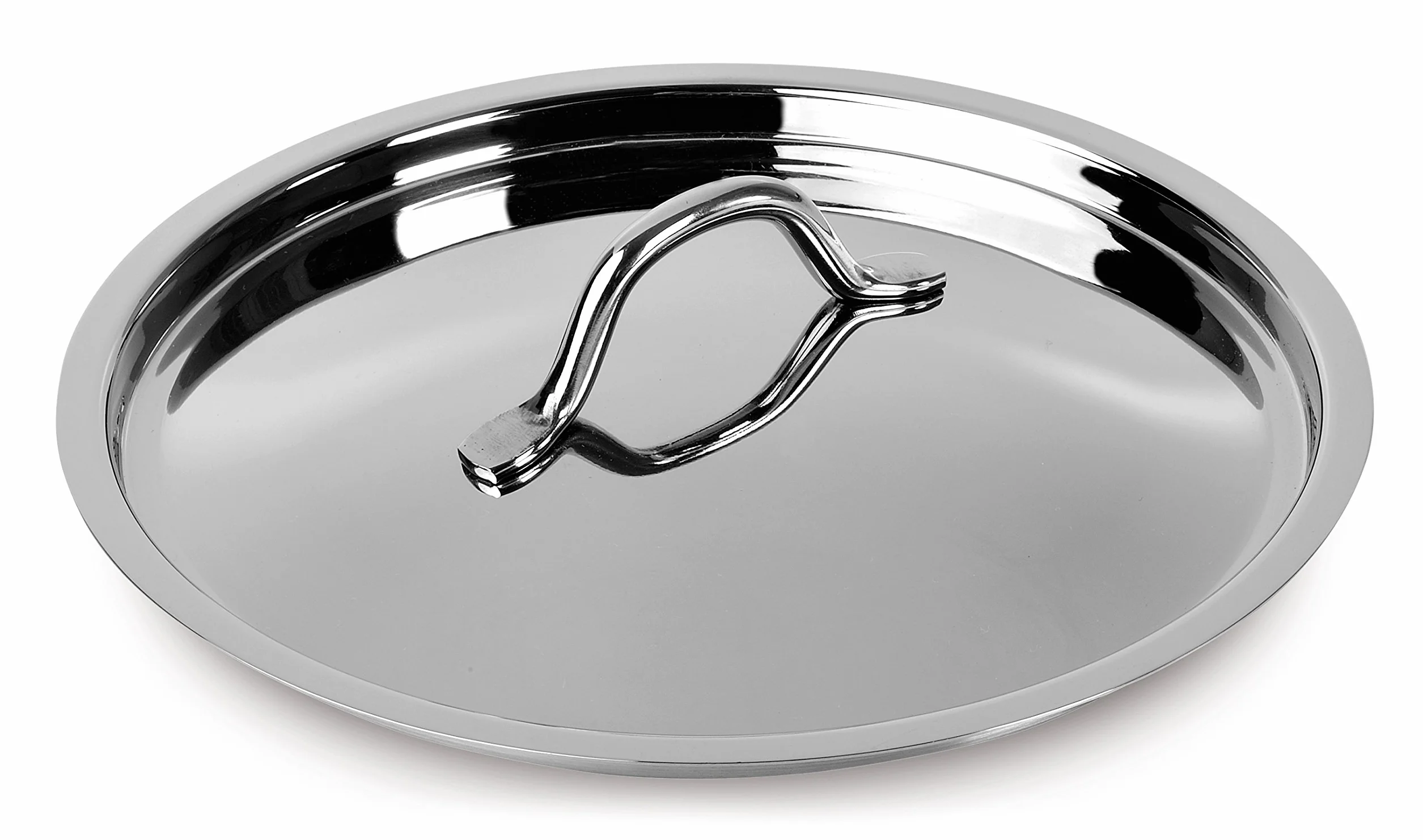 Lagostina Set Pentole Acciaio Inox 7 Pezzi 18 22 14 12 cm Coperchi