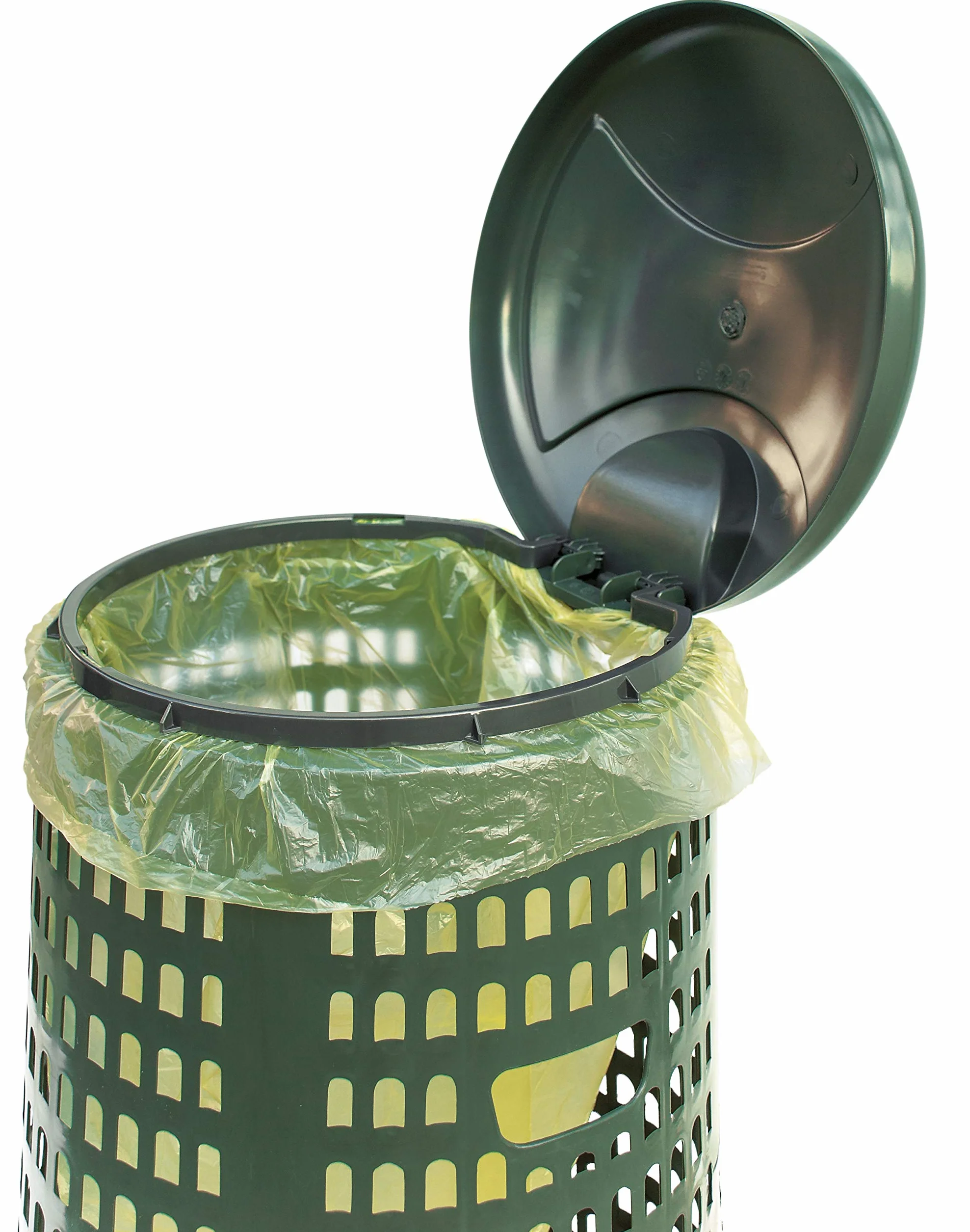 Mobil Plastic PATTUMIERA TRESP. LT.110 D.CM.51-38 H85 VERDE