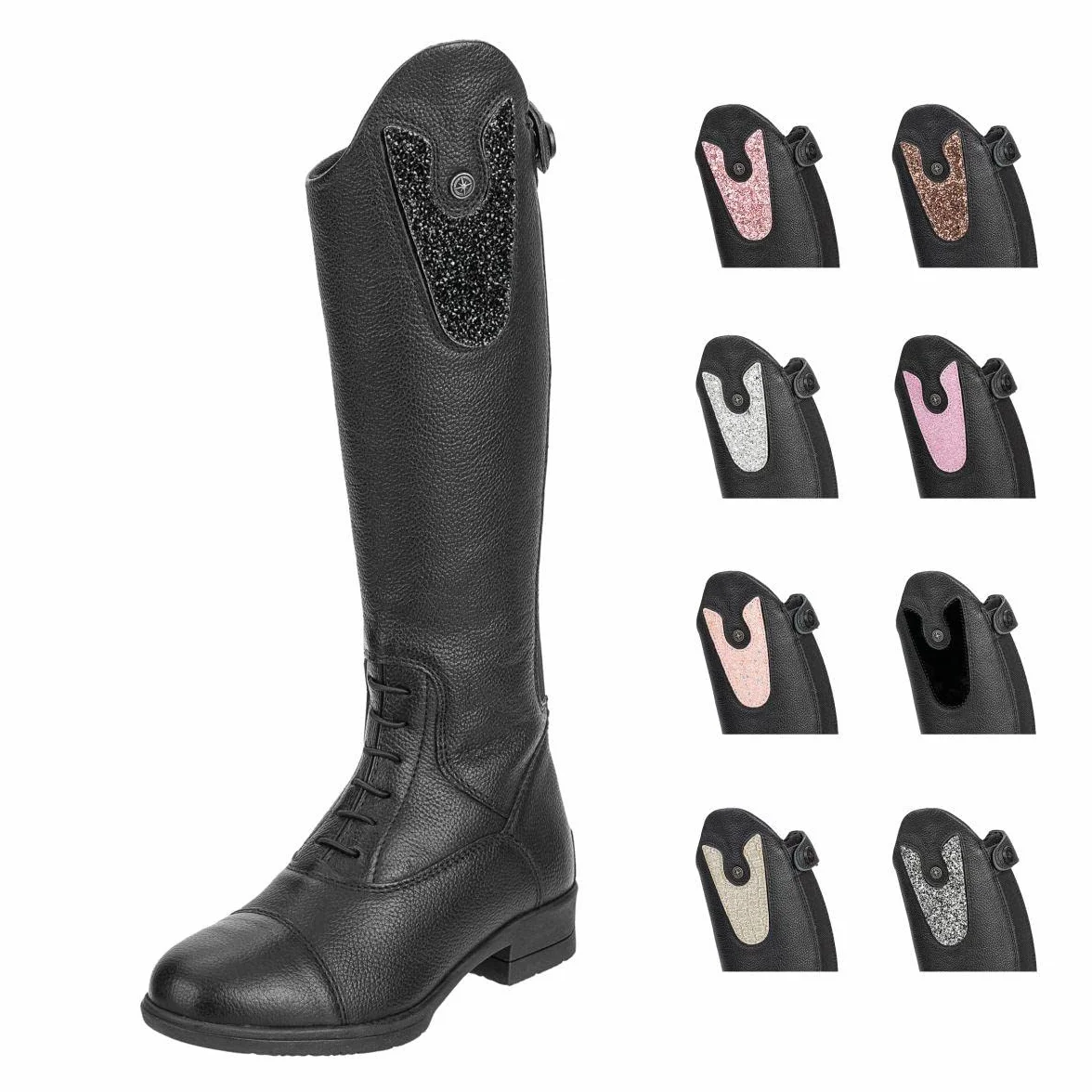 SUEDWIND FOOTWEAR Stivali da equitazione per bambini NOVA KIDS FUN LEATHER vera pelle suola comoda YKK
