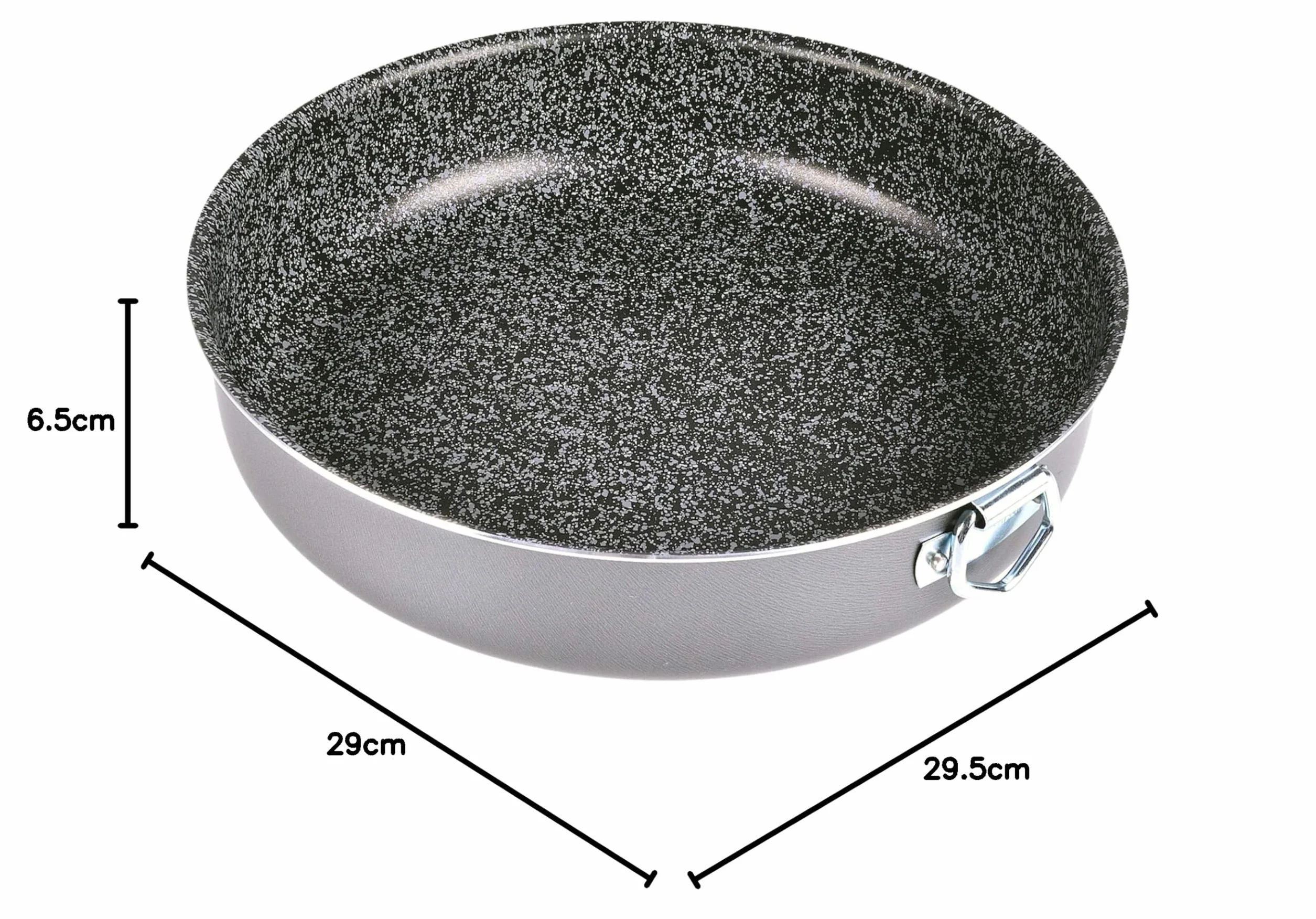 alluflon Tradizione Italia Tortiera, Alluminio, Nero, 28 cm