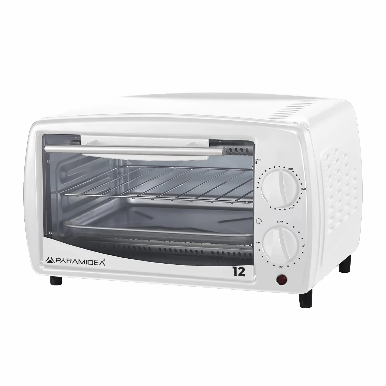 Forno Elettrico PYRAMIDEA 12 Litri 650 Watt Timer Bianco