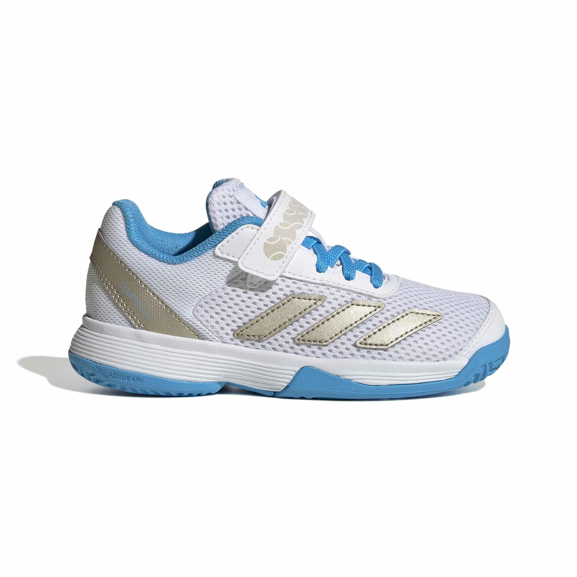 adidas Courtflash Hook-And-Loop Kids Tennis Shoes