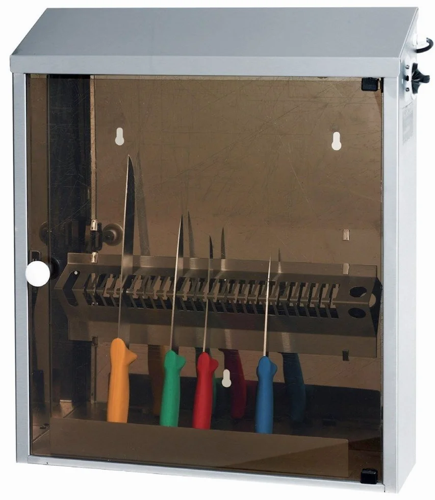 Sanelli Ambrogio Sterilizzatore per coltelli UV, Acciaio Inossidabile, Multicolore
