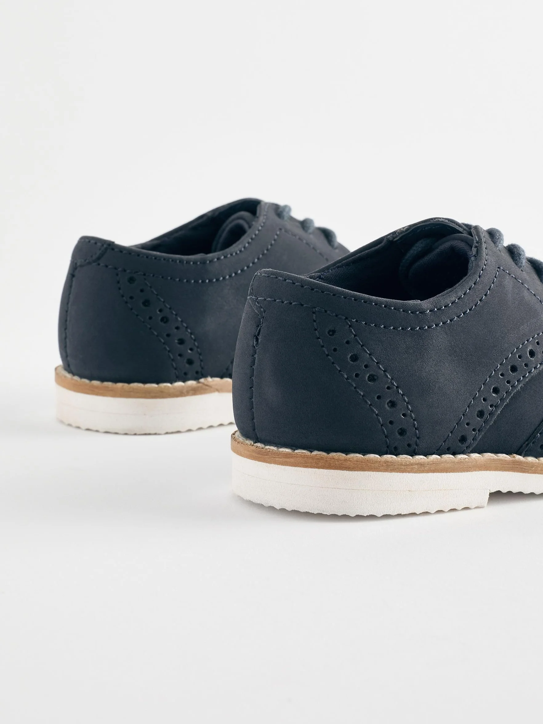 NEXT Ragazzo Scarpe Brogue Eleganti in Pelle