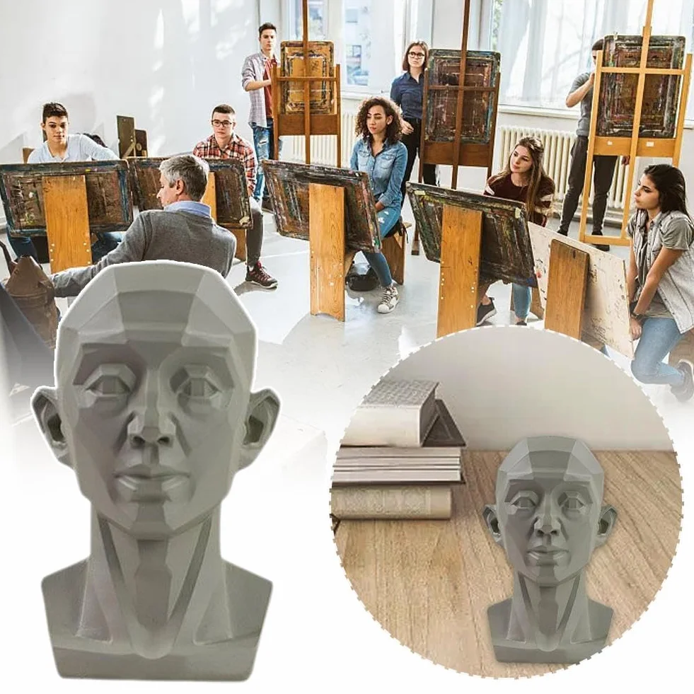 Modello di testa planare per artisti 2025 per disegno artistico Sketching Painting