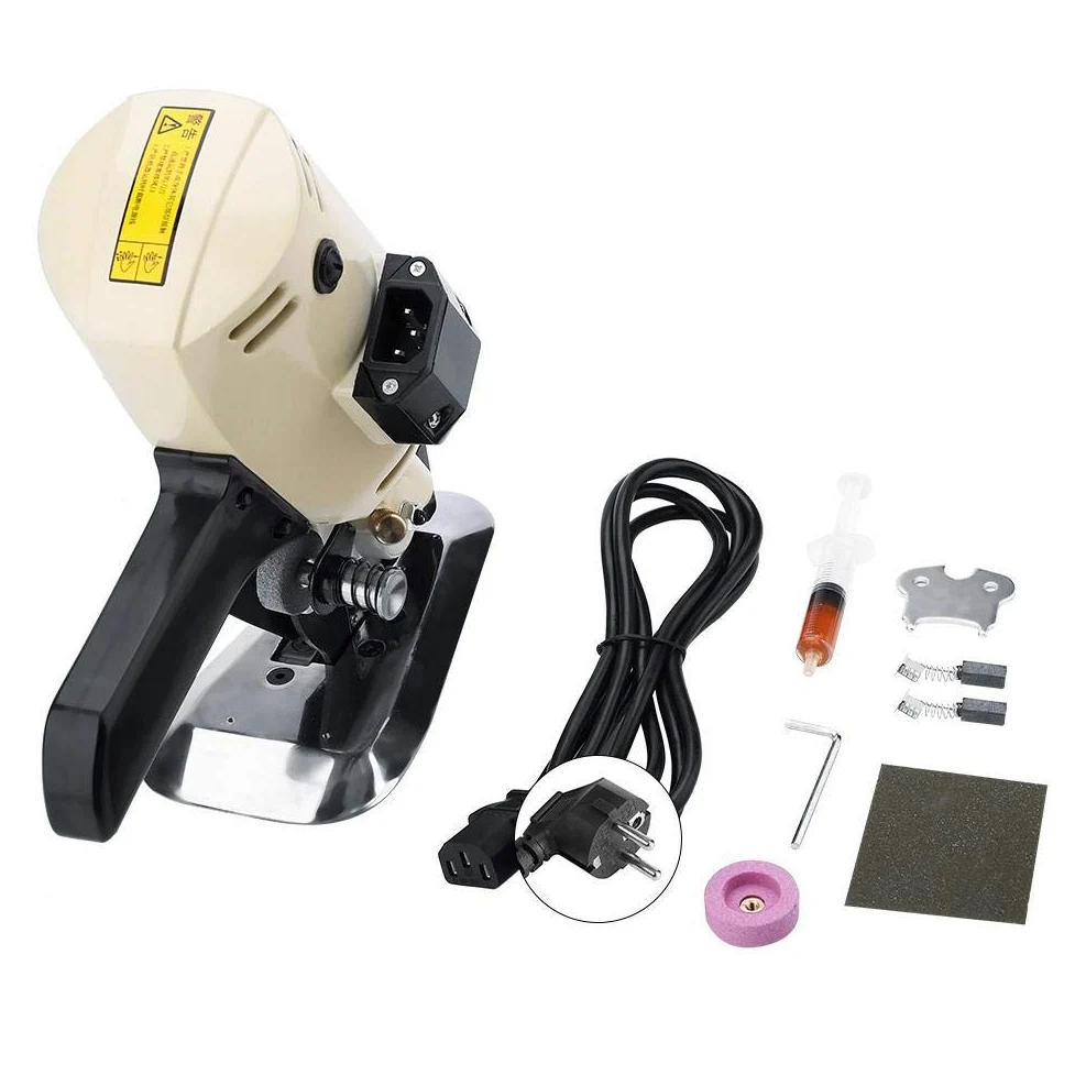 Macchina da taglio a coltello tondo, Tagliatrice rotonda elettrica dispositivo di affilatura automatico Lama TY-100 Tagliatrice elettrica del tessuto della taglierina del panno della lama