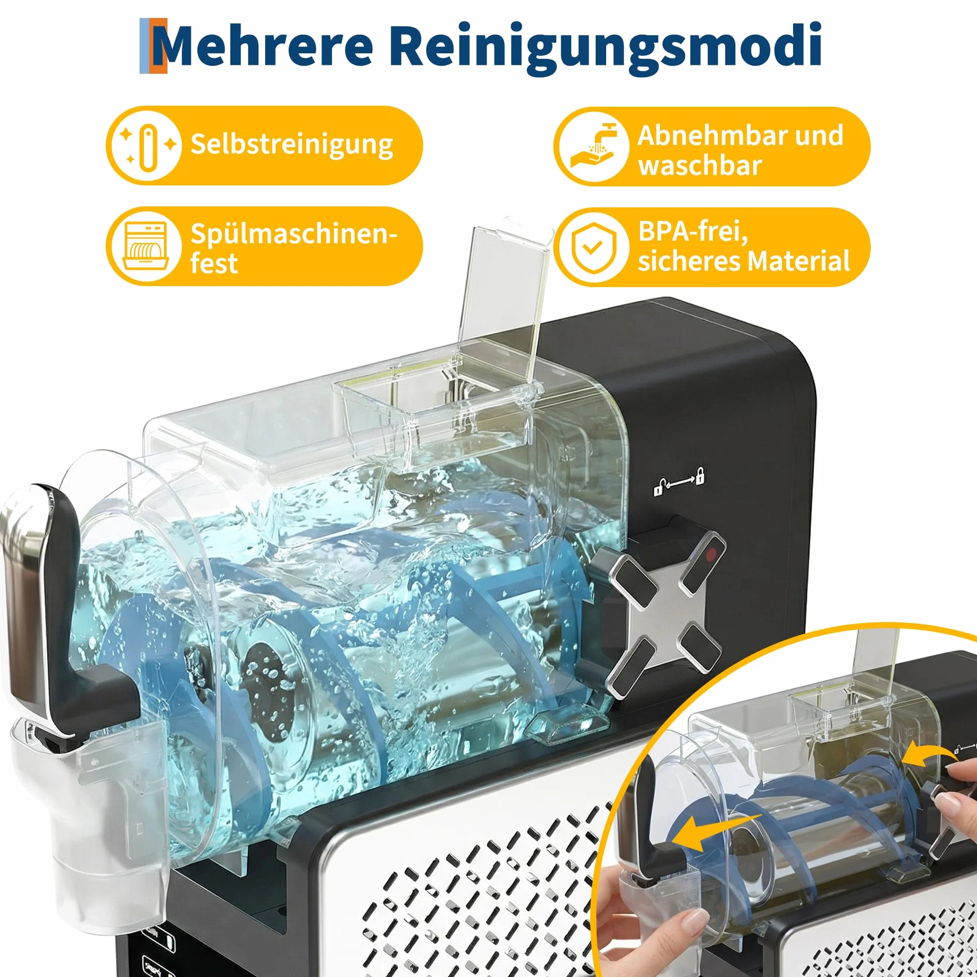 Macchina per Granita 1,9L RapidChill 5 Programmi Autopulizia Slushie Frappé Milkshake