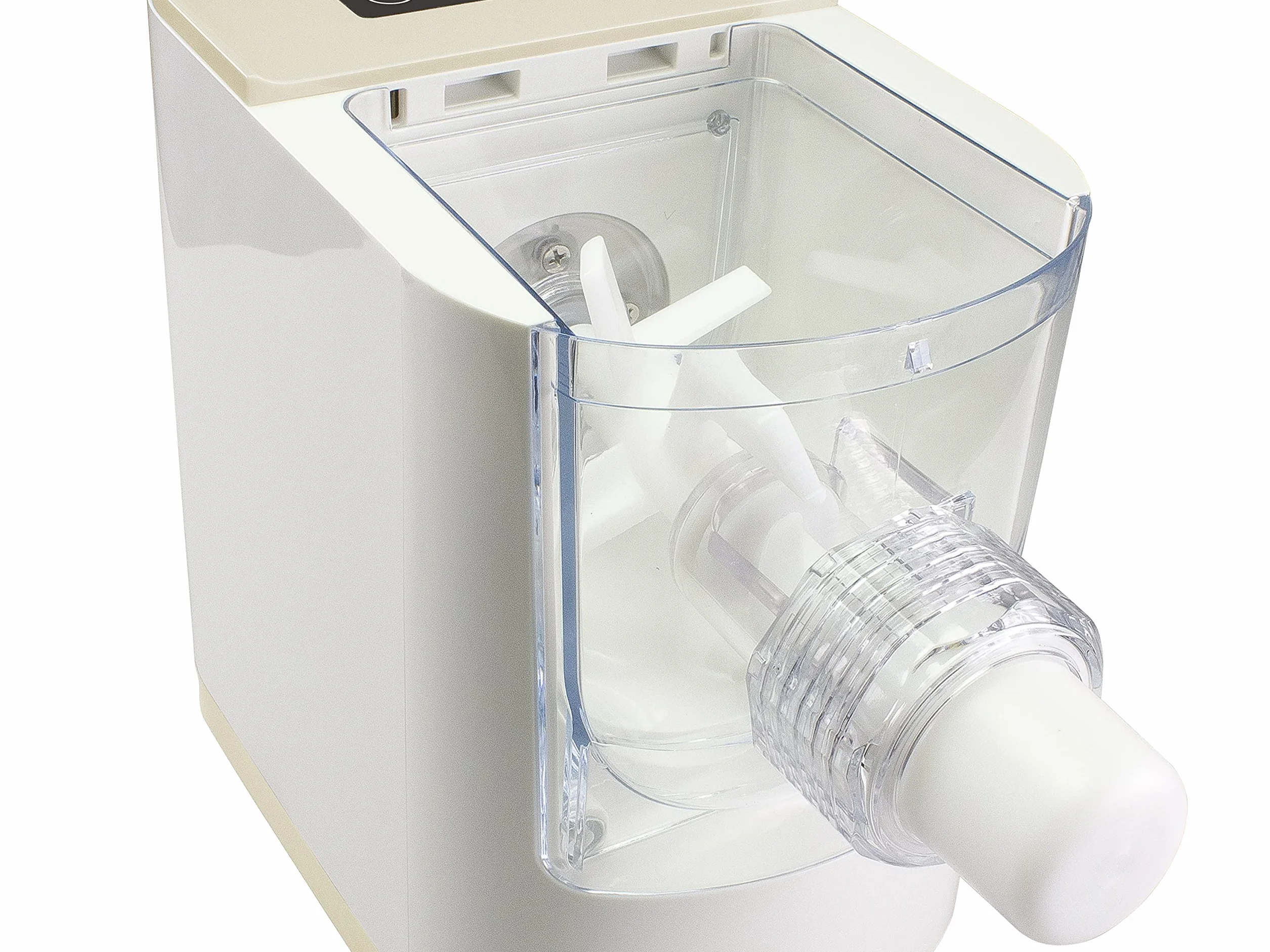 BEPER P102SBA500 Macchina Automatica per la Pasta Fresca, Pasta maker,200W, 320 g di Farina, 8 Trafile diversi formati, Display per il funzionamento, Include Misurino e Spatola
