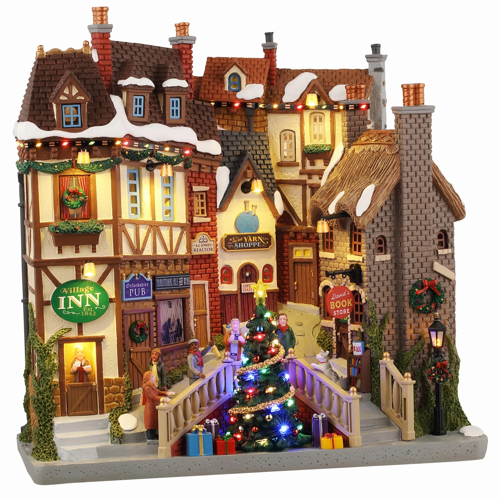Lemax Oxfordshire Village batteria 4,5 V facciate