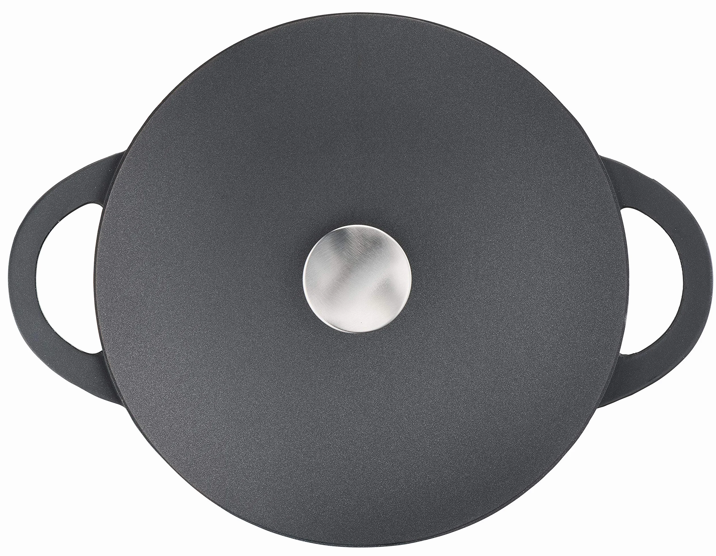 Tefal Trattoria E21872 Padella con Coperchio in ghisa, Alluminio, Nero