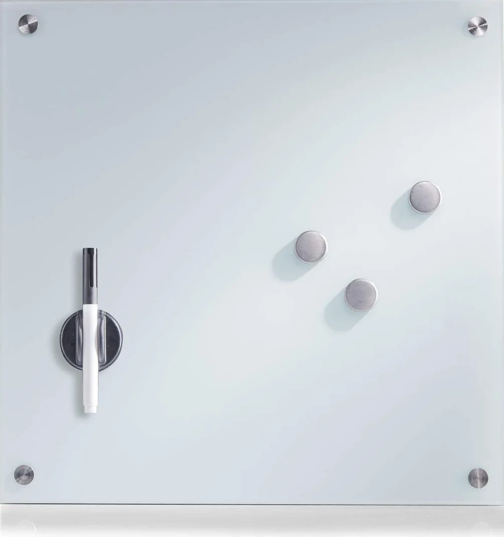 Zeller 11600 Lavagnetta Magnetica, 40 x 40 cm, Colore: Bianco