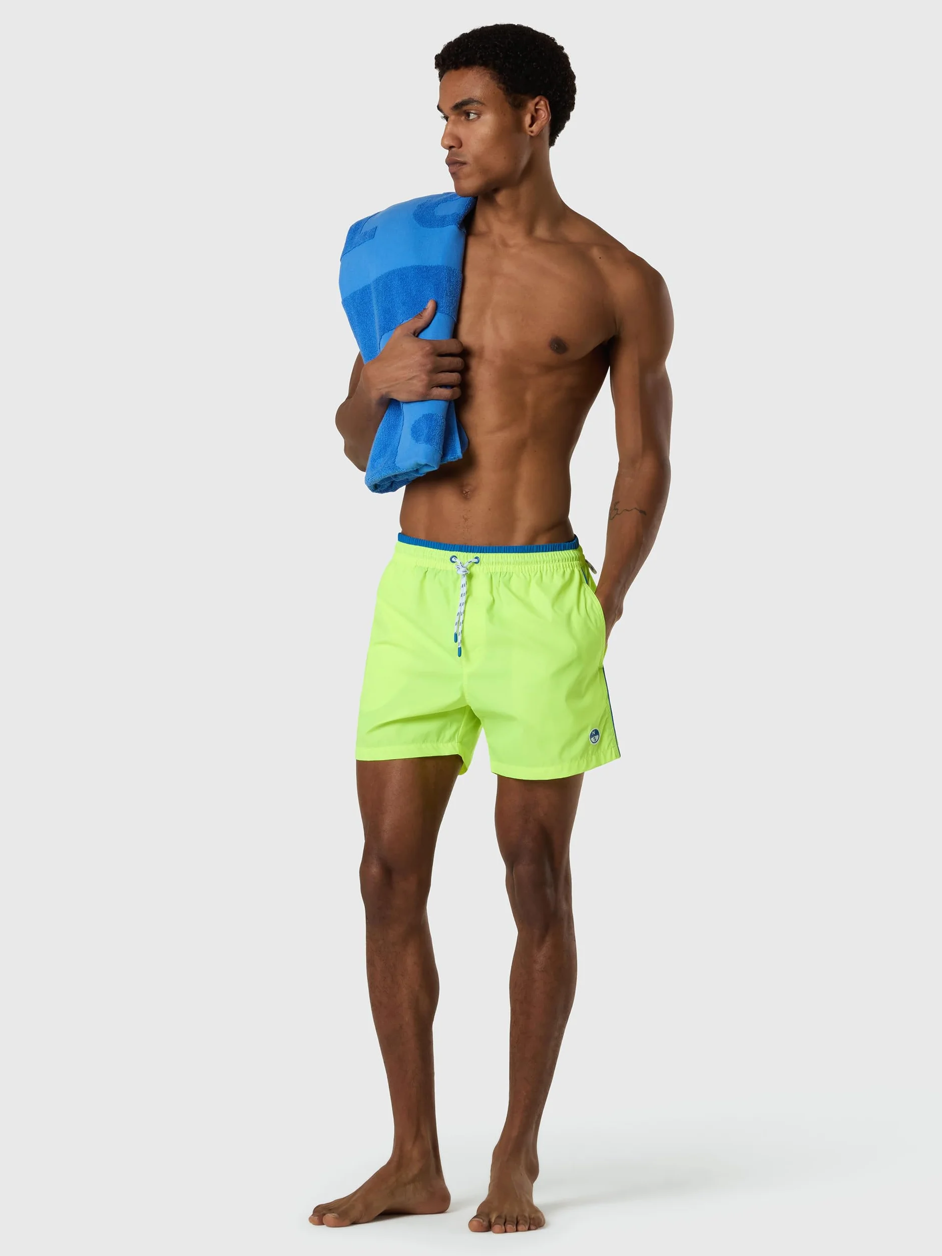 NORTH SAILS Boxer Mare Uomo in Tessuto Riciclato Stile Volley