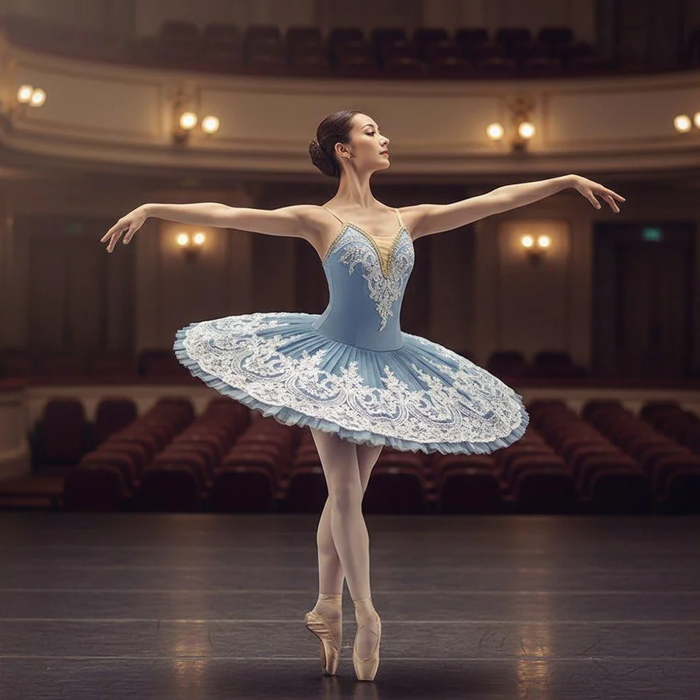 Tutù Balletto Professionale per Lo Spettacolo del Lago dei Cigni, Gonna a Pancake