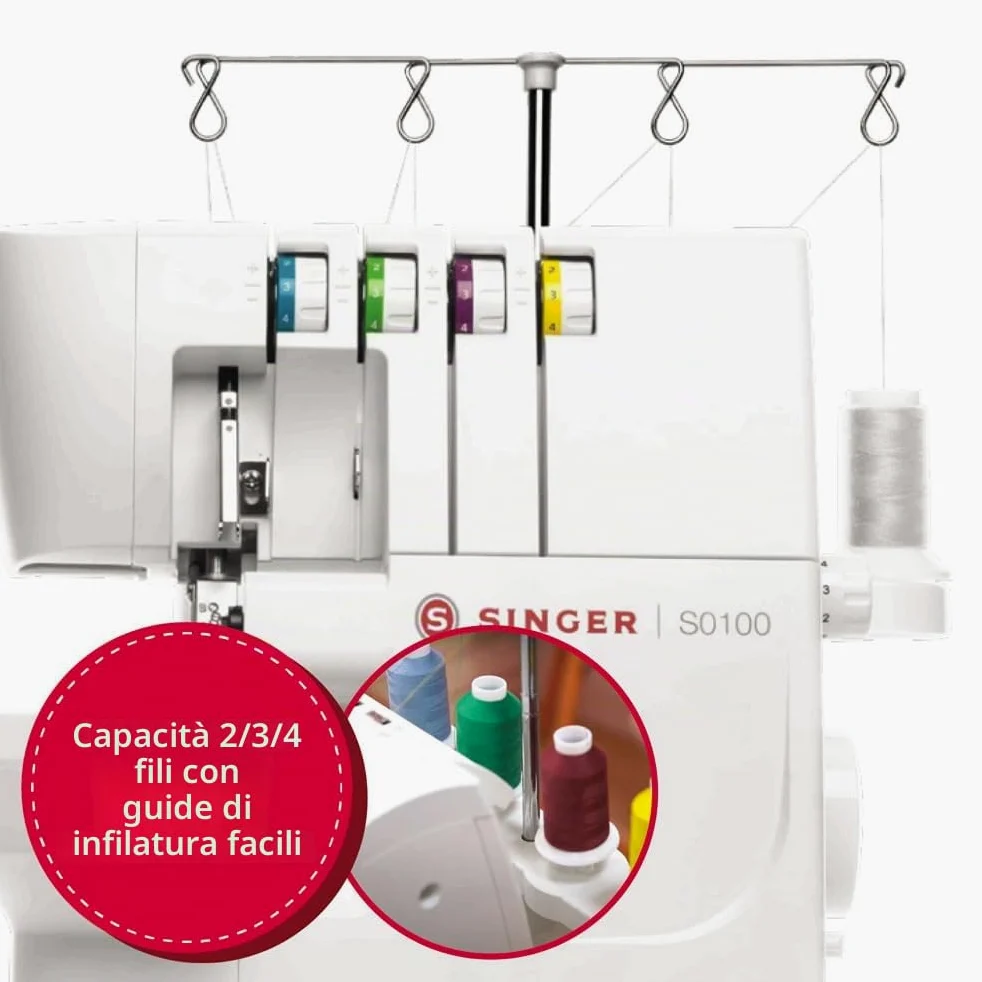 SINGER S0105 sewing Machine Overlock sewing Machine Electric