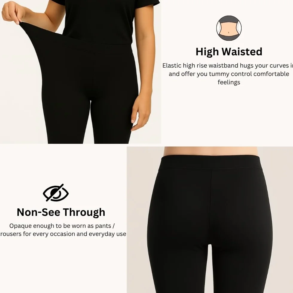 PopCouture Leggings sportivi a 3/4 per ragazze, per danza e ginnastica