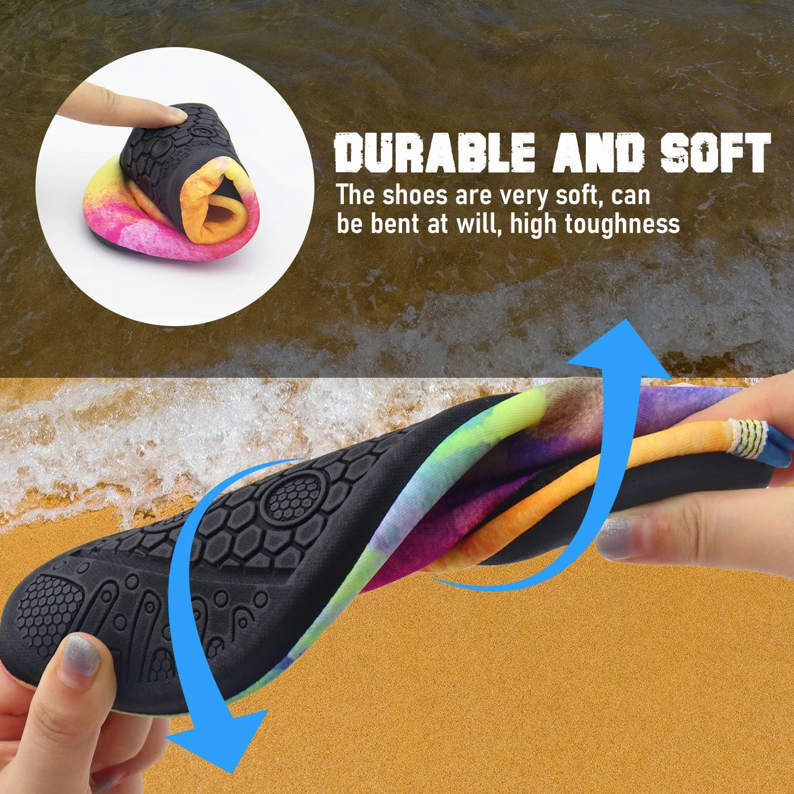 Scarpe da Nuoto Yoga Acqua Traspiranti Spiaggia Sport Surf Uomo Donna