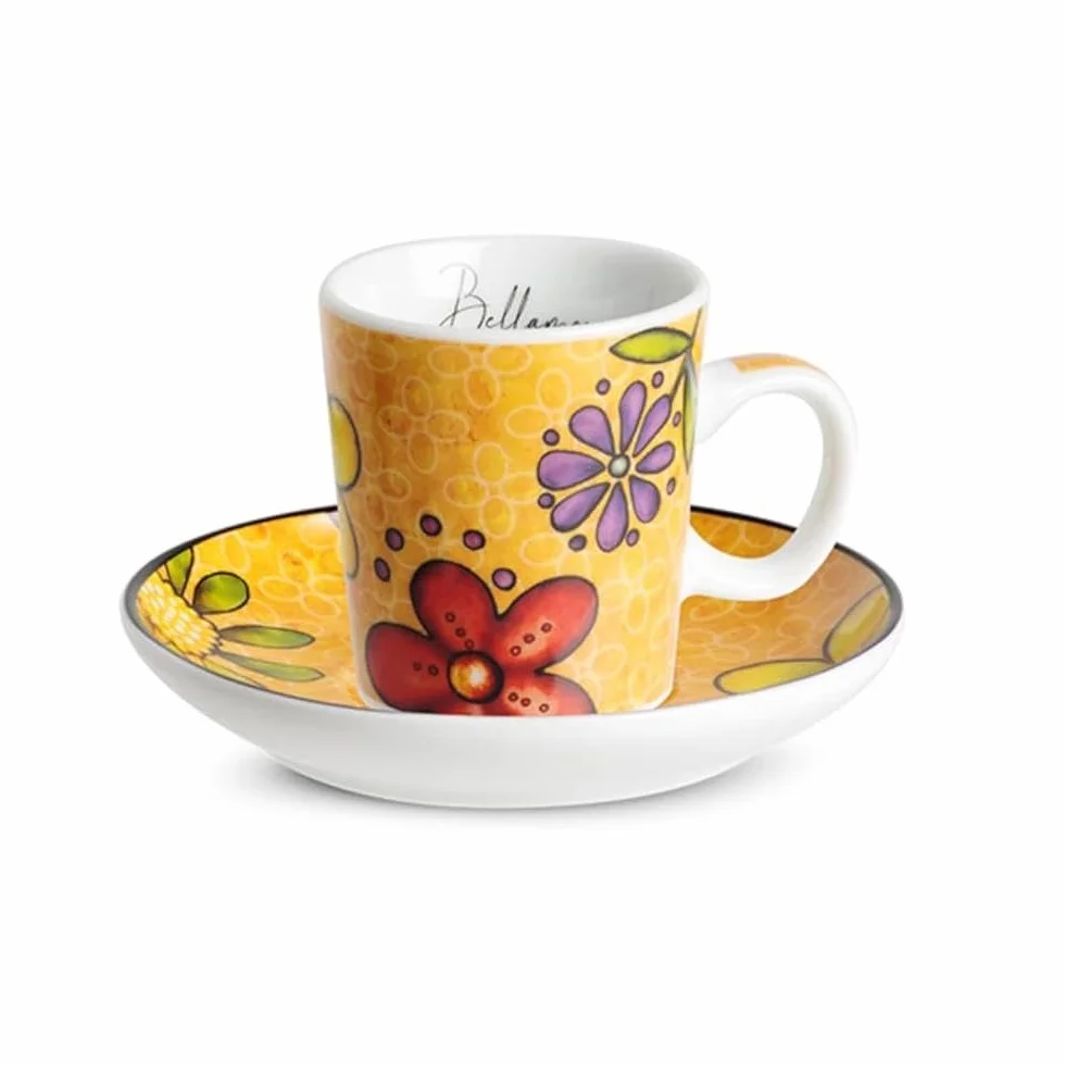 Egan Set 2 tazze caffè Bellamore Arancione ML 100