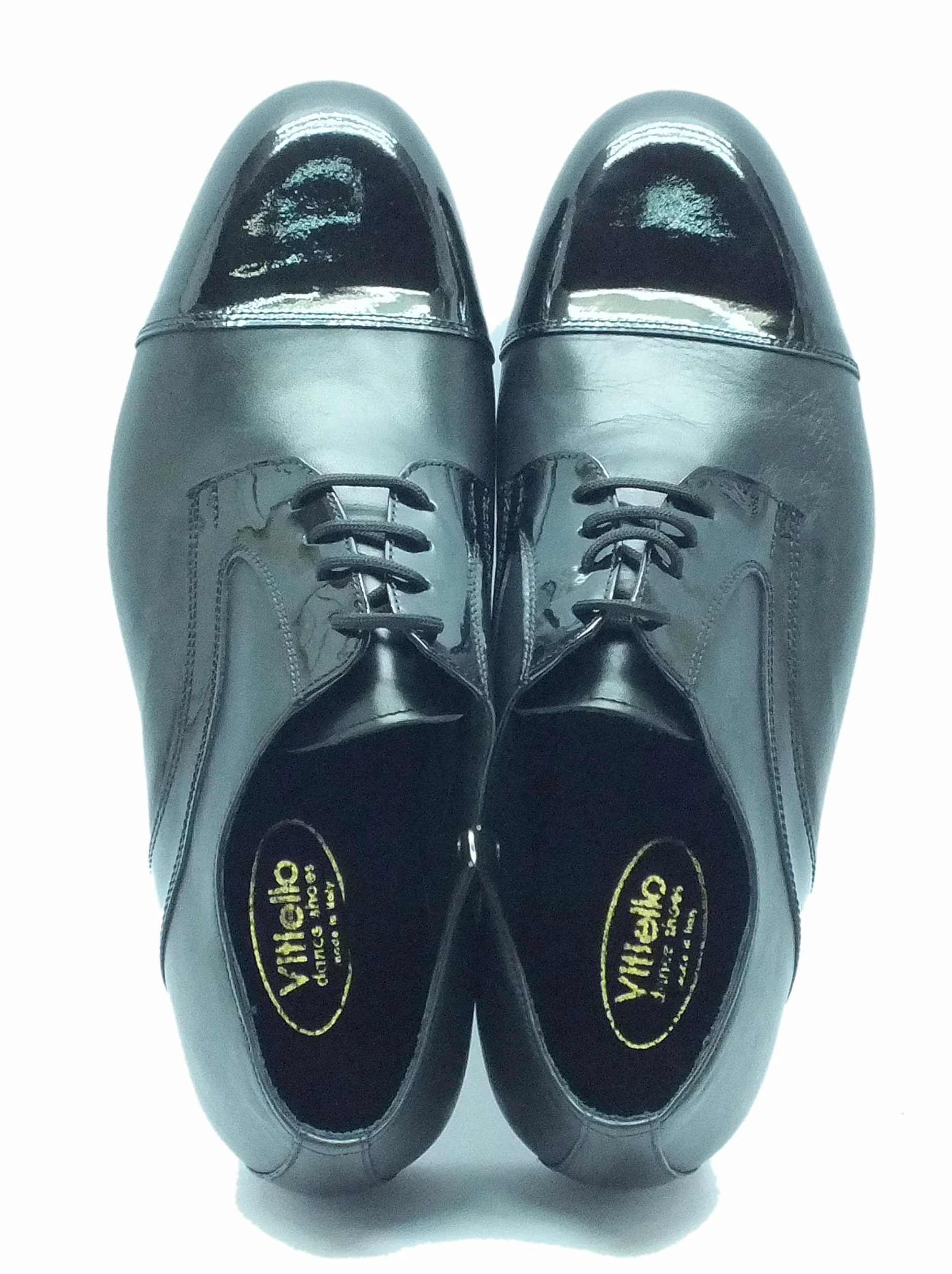 Scarpa da Ballo Uomo Nappa Verniciato Nero