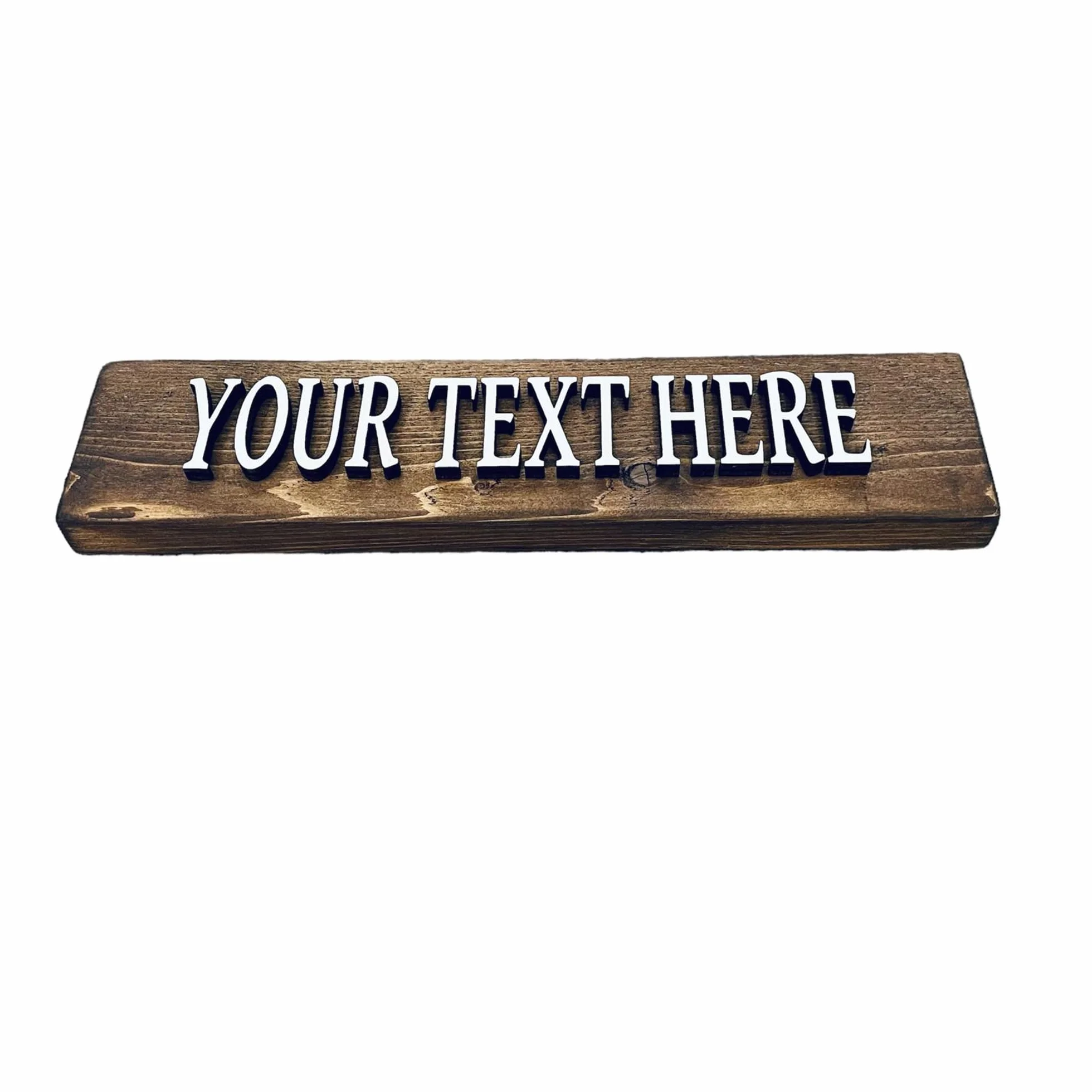 Insegna in legno personalizzata