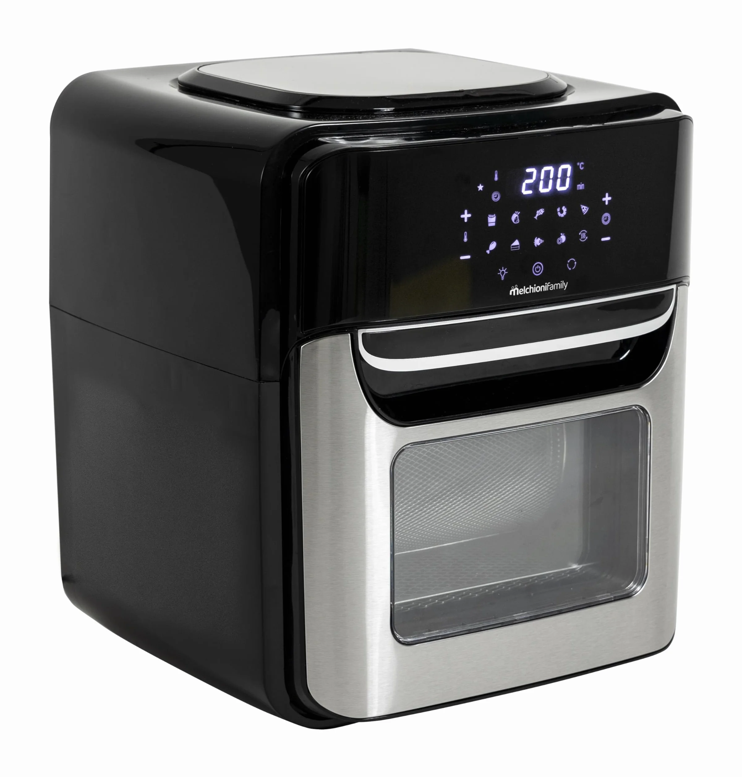 Melchioni Family Smart VIRGINIA Air Fryer 12L friggitrice ad aria Wi-Fi 1700W nero