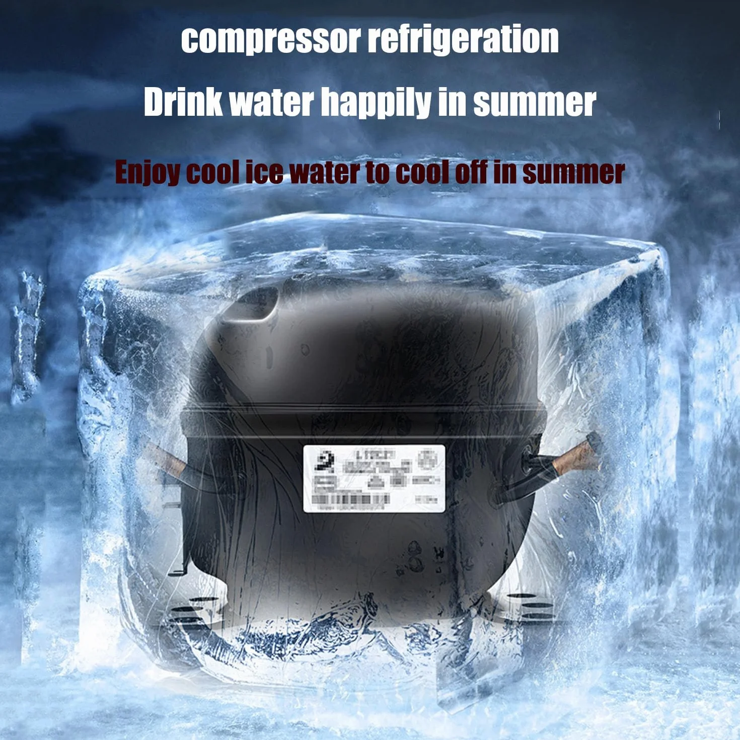 Erogatore Acqua Freddo/Caldo/Temperatura Ambiente Autoportante 3 Impostazioni B2 105cm x 31cm