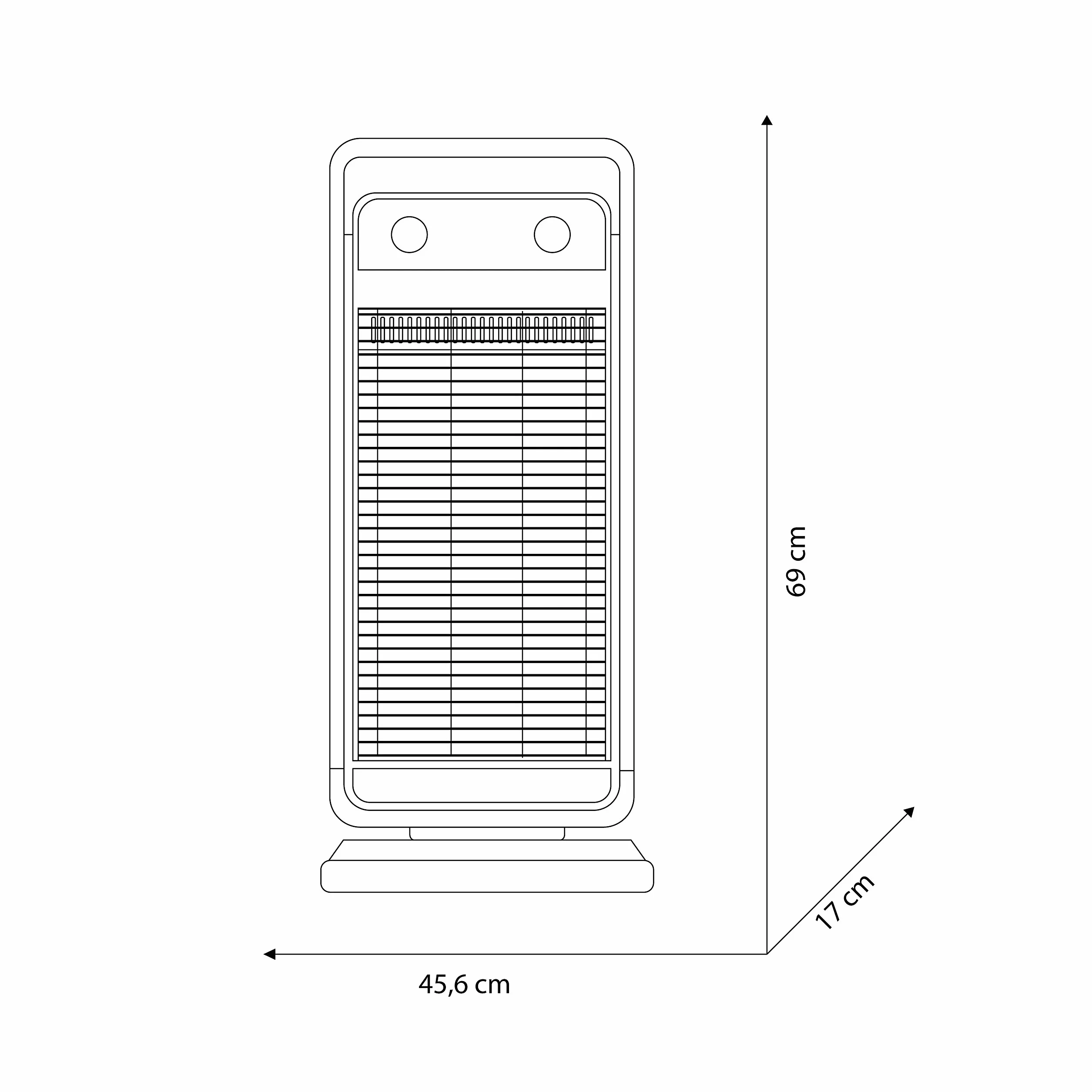 Olimpia Splendid 99610 Solaria Carbon Stufa a Infrarossi, 1100 W, Grigio