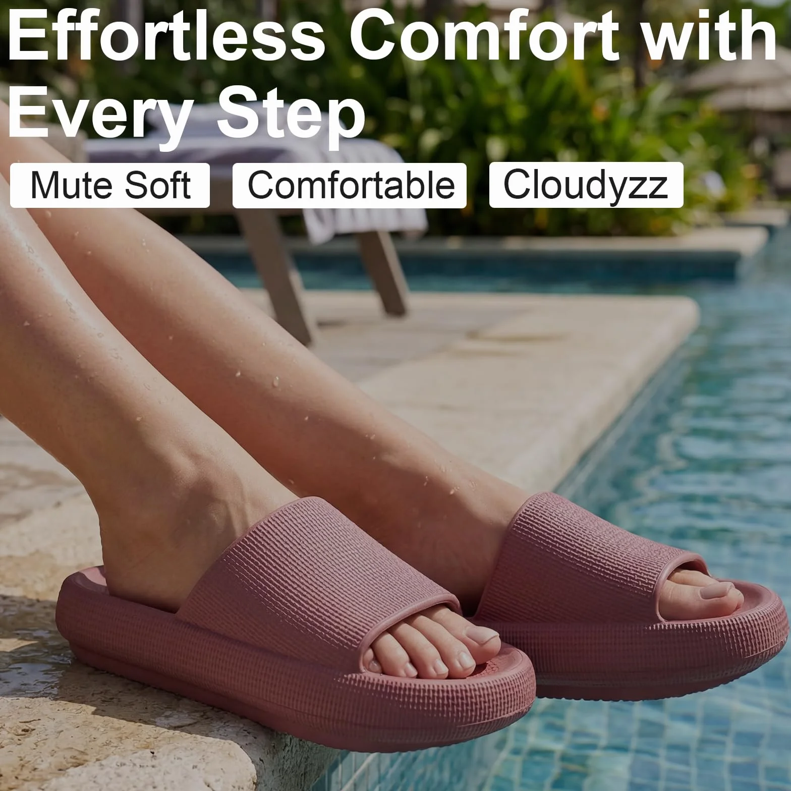 Ciabatte Donna Estive Pantofole Uomo Doccia Sandali Antiscivolo Slide Antisudore Spiaggia Piscina