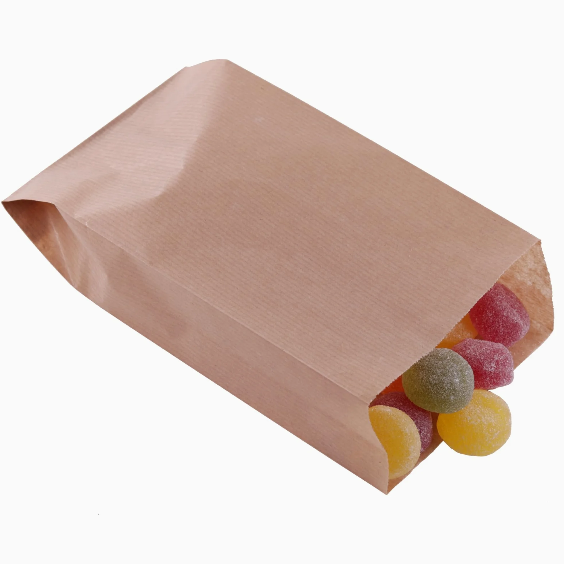 DIY-24H | 5 diverse dimensioni | Sacchetti di carta colore marrone sacchetti regalo in carta, piccoli sacchetti per caramelle, sacchetti di carta kraft, sacchetti per biscotti, pane, sacchetti per