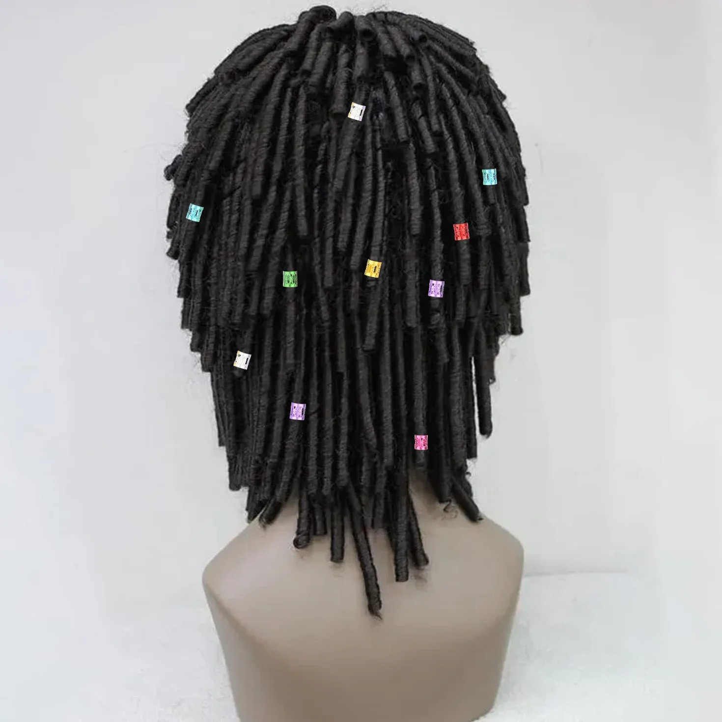 Buachois 100 Pezzi Trecce Gioielli Alluminio Dreadlocks Perline per Capelli