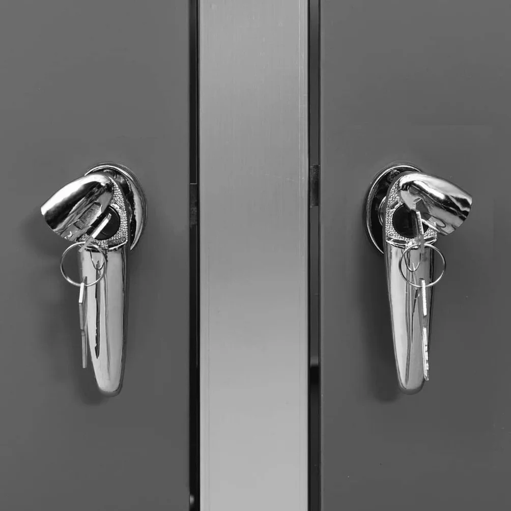 vidaXL Copribidone per Spazzatura Singolo 69x77,5x112,5cm Acciaio Inox