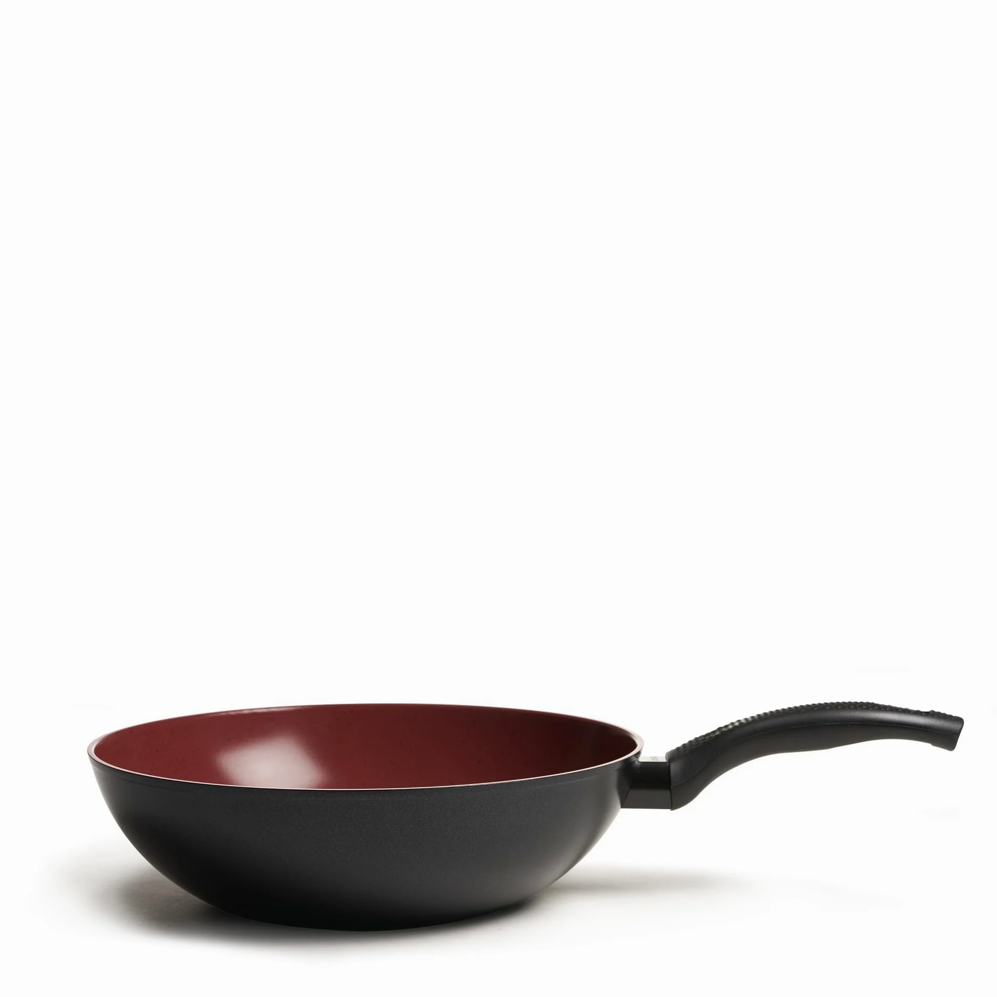 CLASSE ITALY, Linea TUSCANY, Wok cm 30 - Antiaderente naturale a 5 strati, alta resistenza, senza PTFE, PFOA, PIOMBO, CADMIO, per Induzione e Fiamma