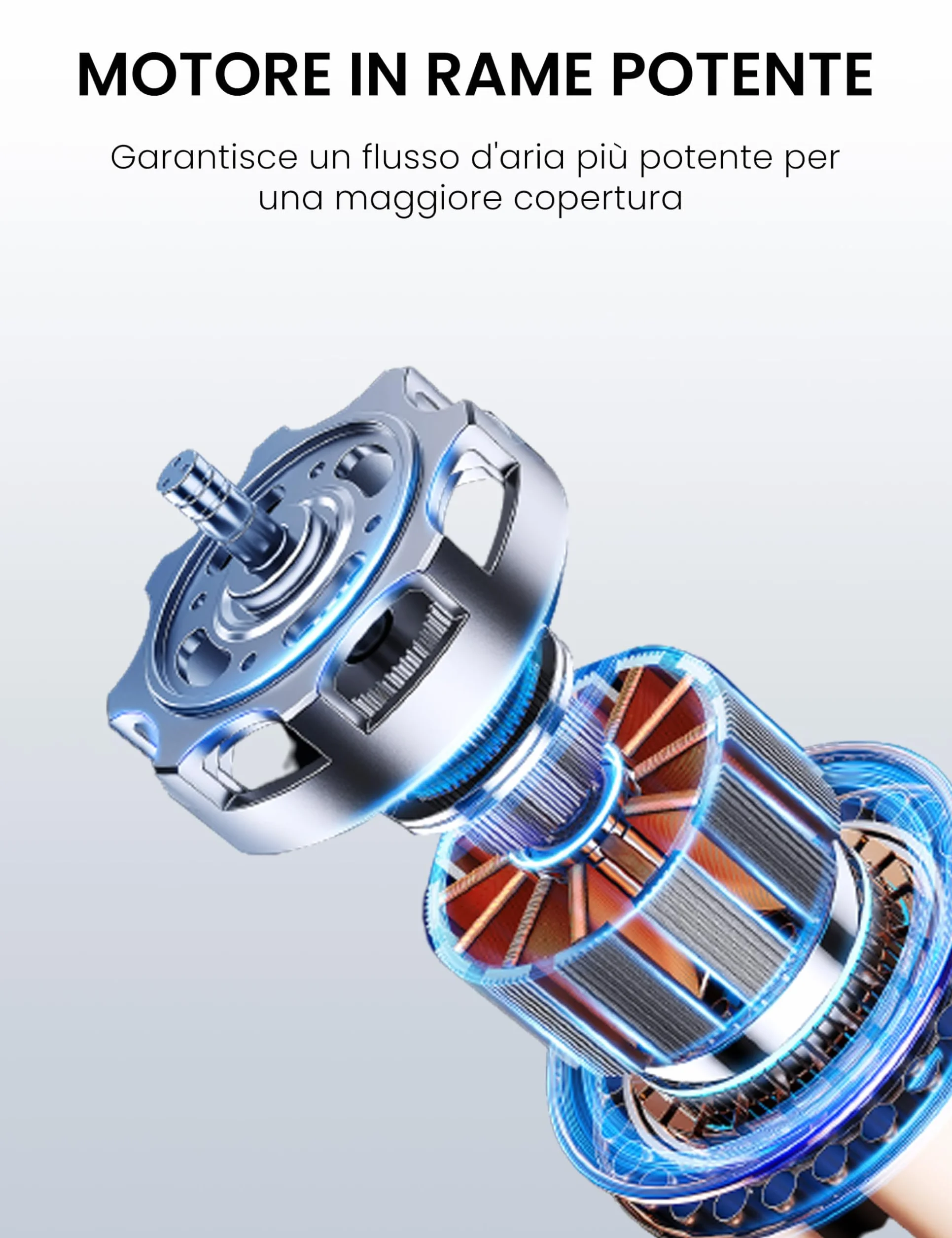COMFEE' CFT40PW00A2 40CM Ventilatore da Tavalo, 25W Silenzioso Ventilatore Con 3 Pale, 3 Livelli di Velocità, Oscillazione 90°, Efficiente e adatto per casa e ufficio, Bianco