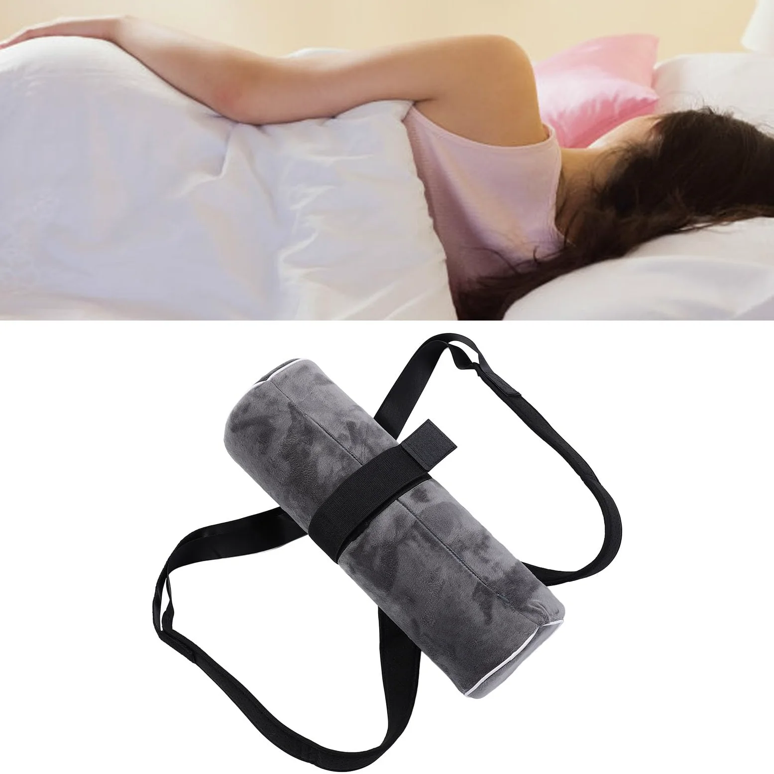 Zaino per Dormire Laterale per Apnea Notturna, Cuscini per Russare Posizione per Dormire sulla Schiena Antirussamento, Trainer per la Posizione di Sonno per Dormire (S 40 cm/15,7
