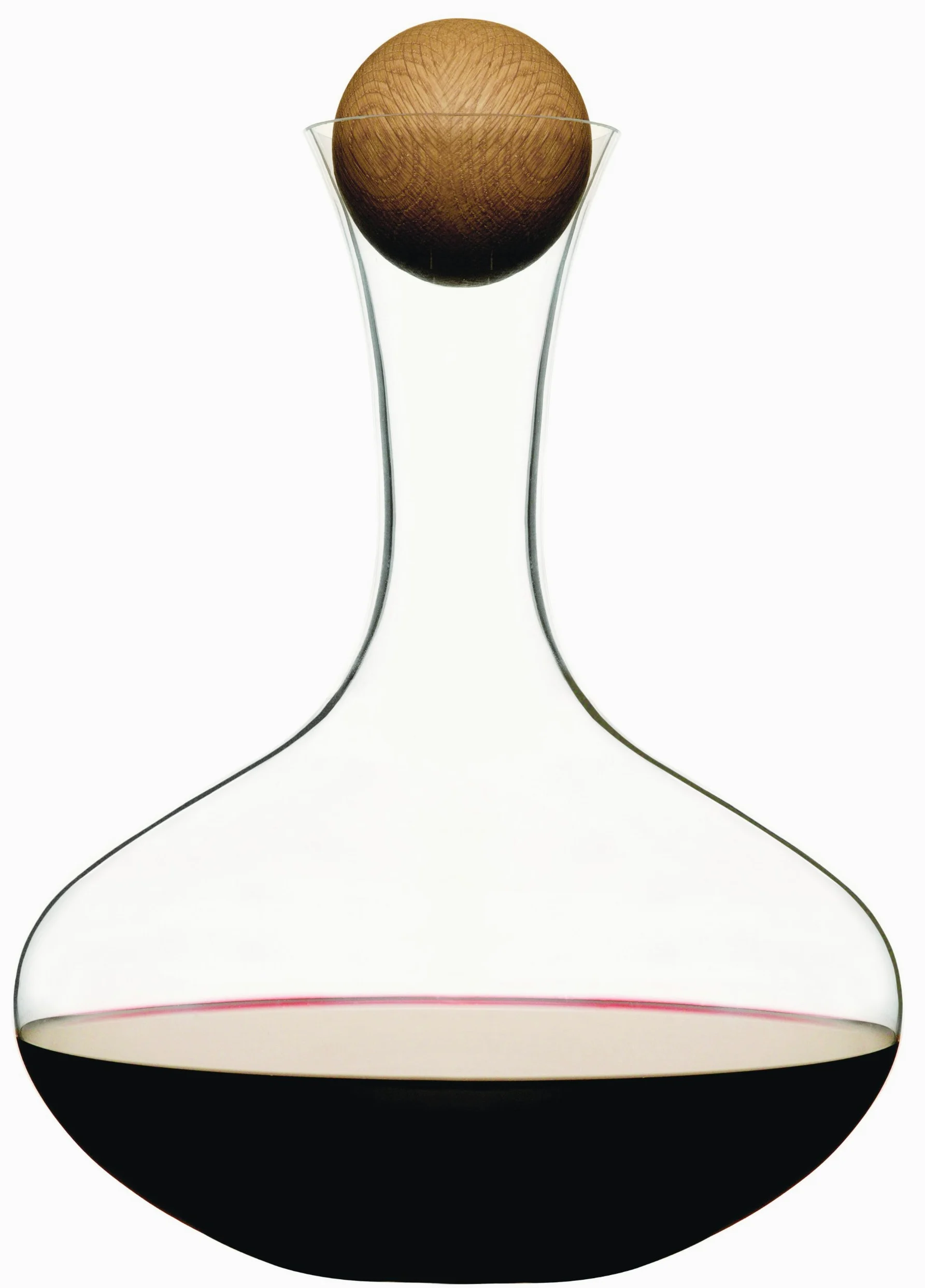 Sagaform - Set oliera e acetiera con Tappi in Quercia, Confezione da 2, Transparent, Oak Stopper