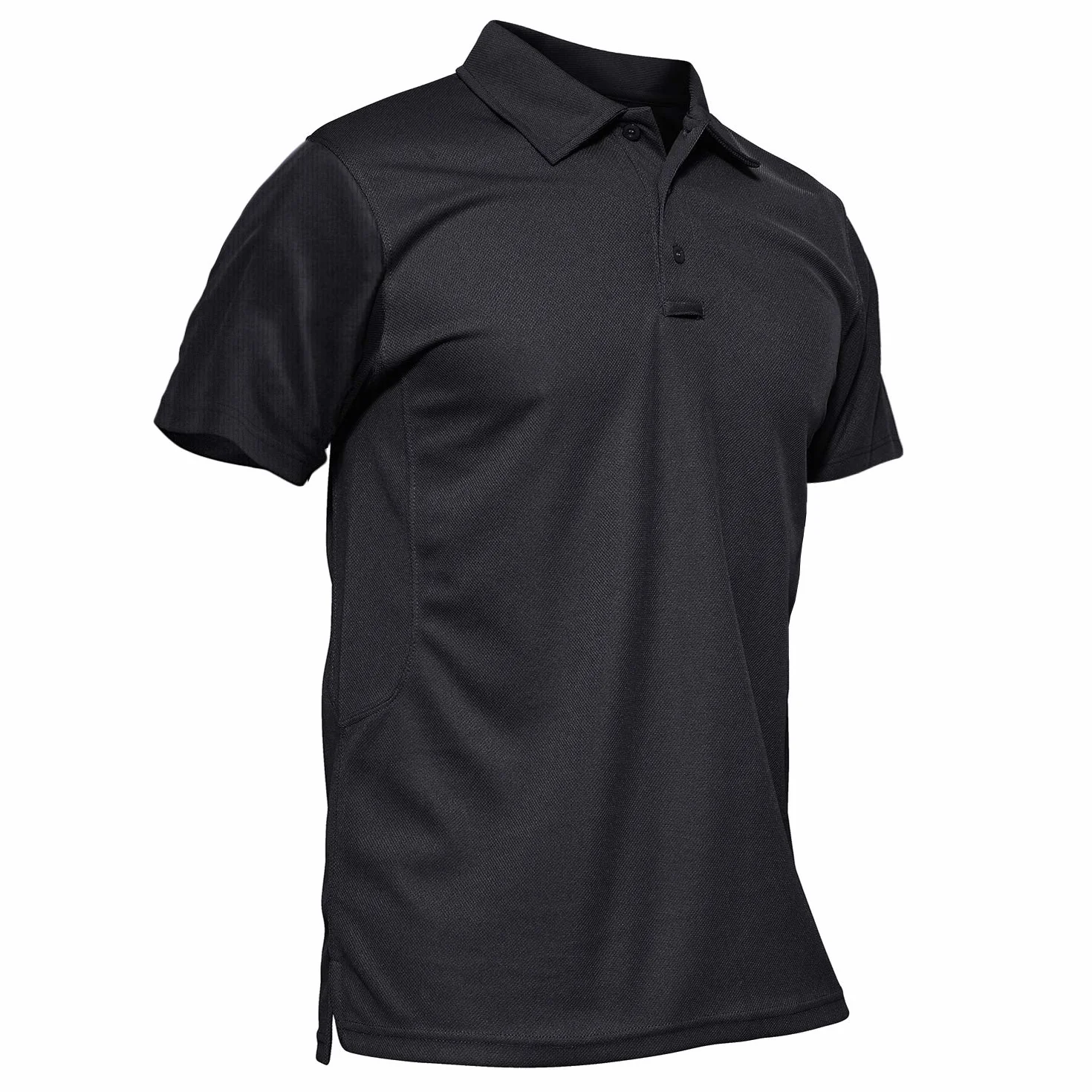 KEFITEVD Polo Shirts Uomo Manica Corta Golf Tshirts Asciugatura Rapida Army Tshirt Sport Outdoor Polo con Portaocchiali Leggera T-Shirt Estiva