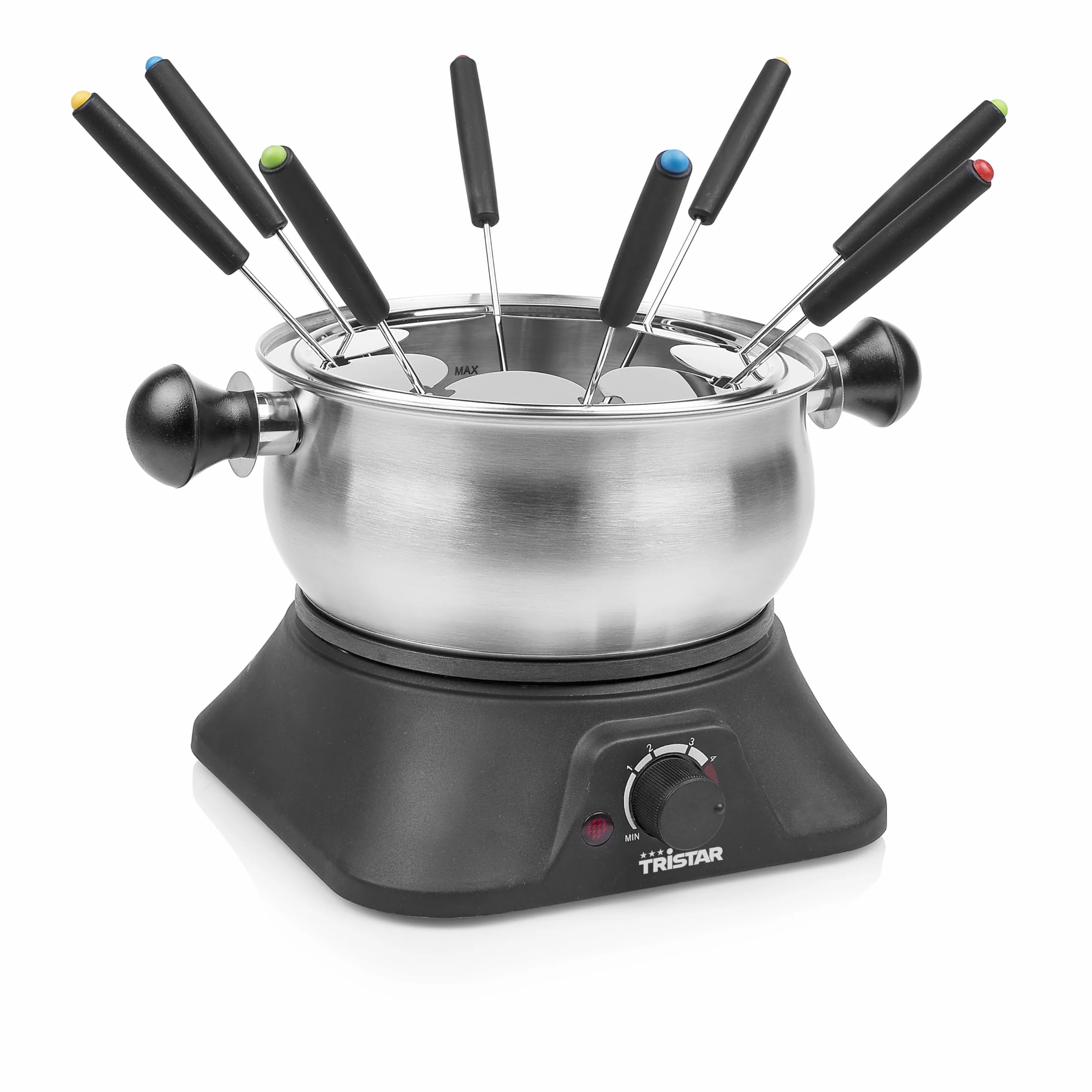 Tristar Set Fonduta Family 1400 W Metallo Argento