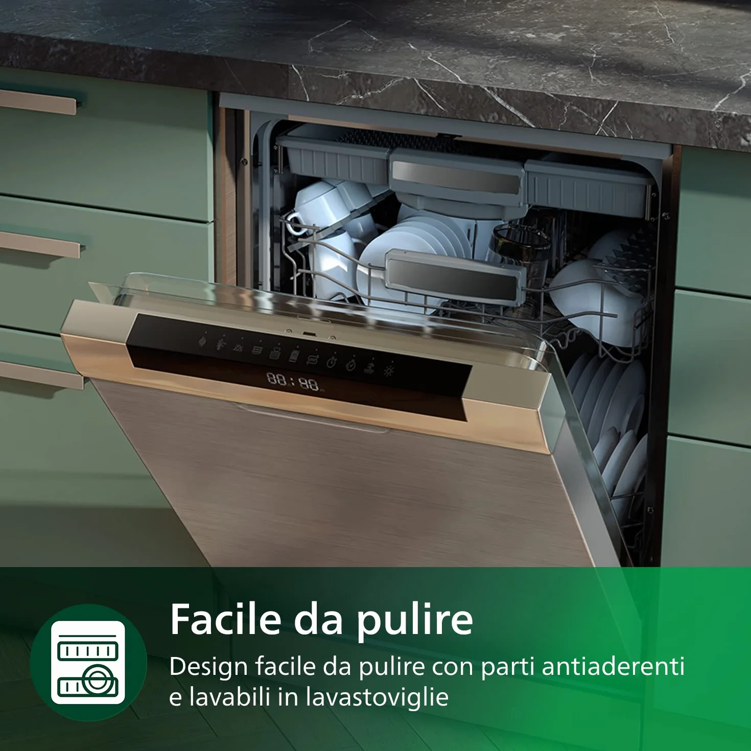Philips Macchina Per La Pasta Serie 7000 ProExtrude Automatica 6 Trafile Bianco HR2660/00