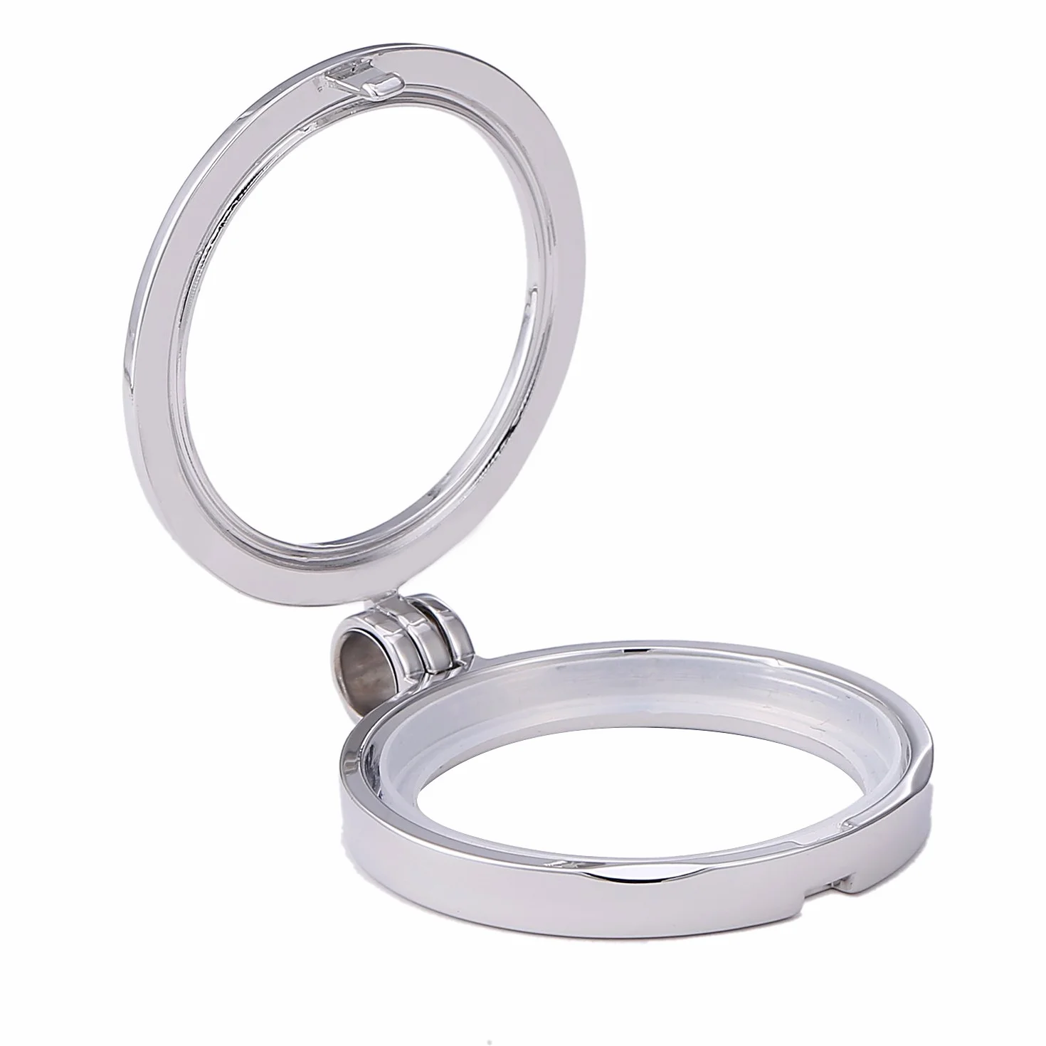 Morella Collana da donna acciaio inox 70 cm ciondolo monete 33 mm