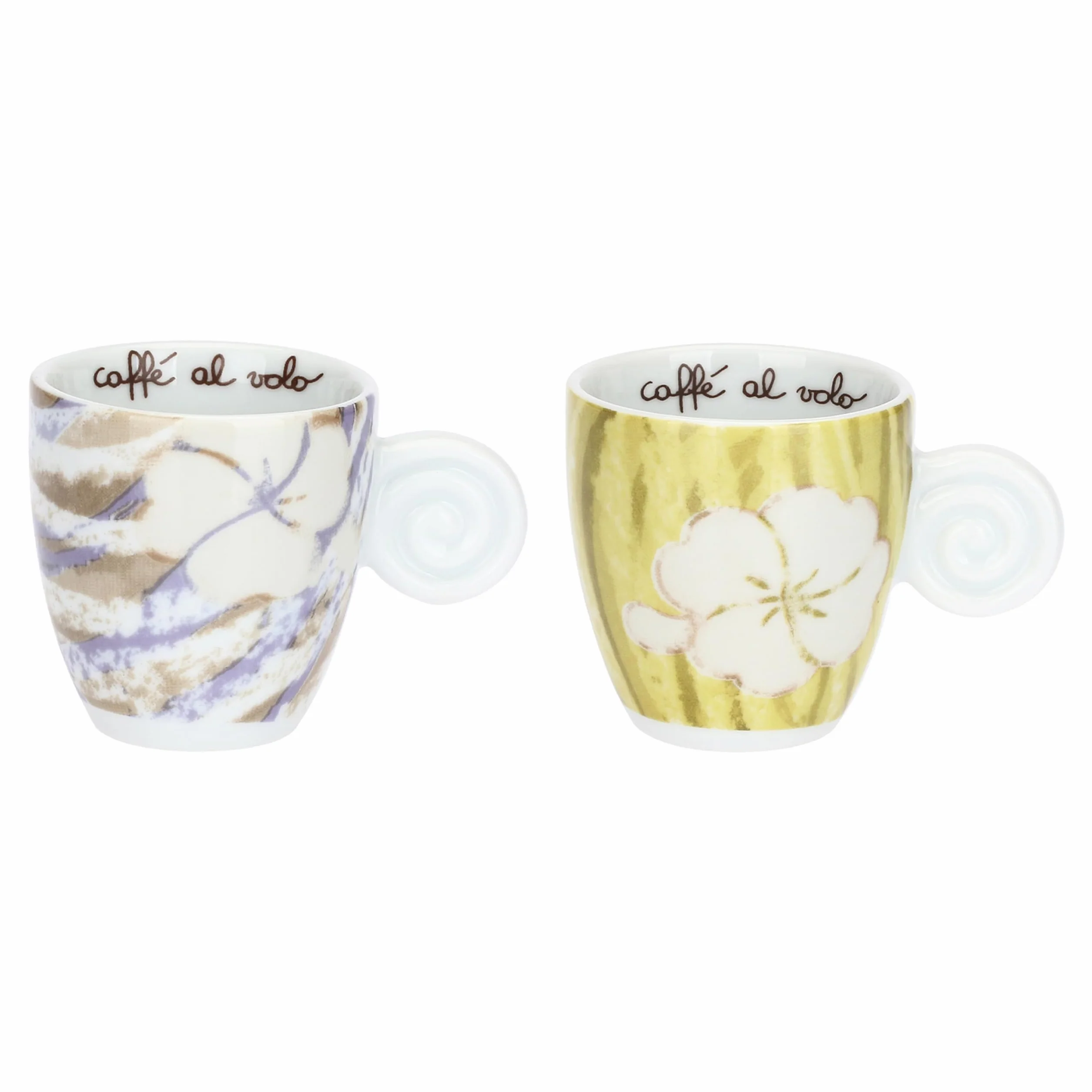 THUN Set 2 tazzine con zuccheriera Oasi Porcellana 6x9cm 12cm 13cm