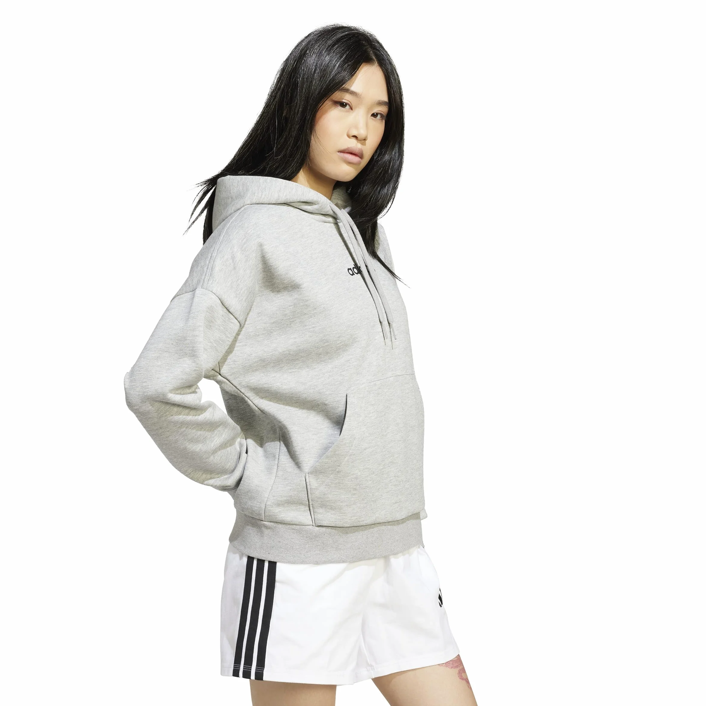 Adidas Donna Essentials Linear Fleece Hoodie