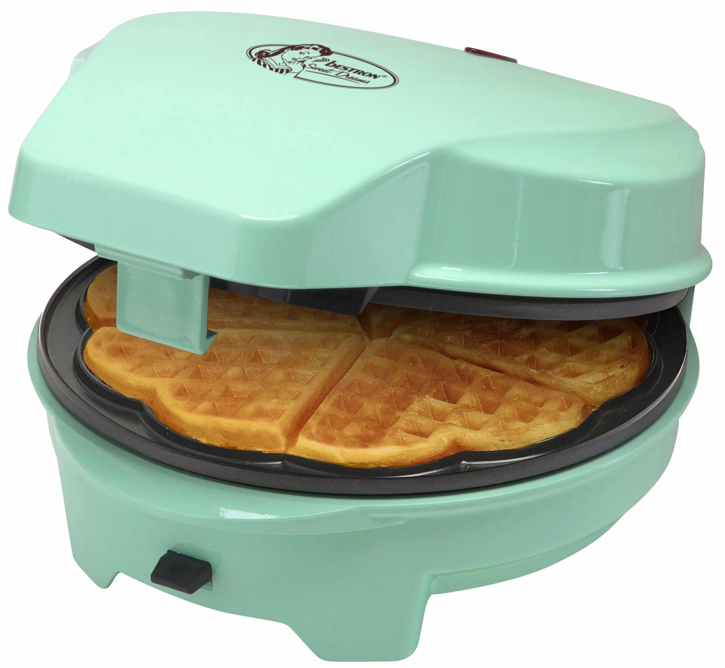 Bestron ASW238 Stampo per Torte 3-in-1 700 W Copper Menta
