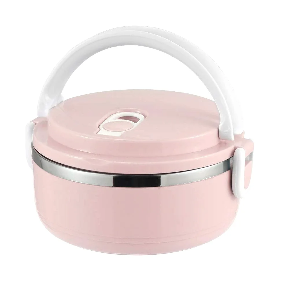 Contenitore termico in acciaio inox Bento Box, contenitore per alimenti per la preparazione dei pasti e in viaggio, design a prova di perdite