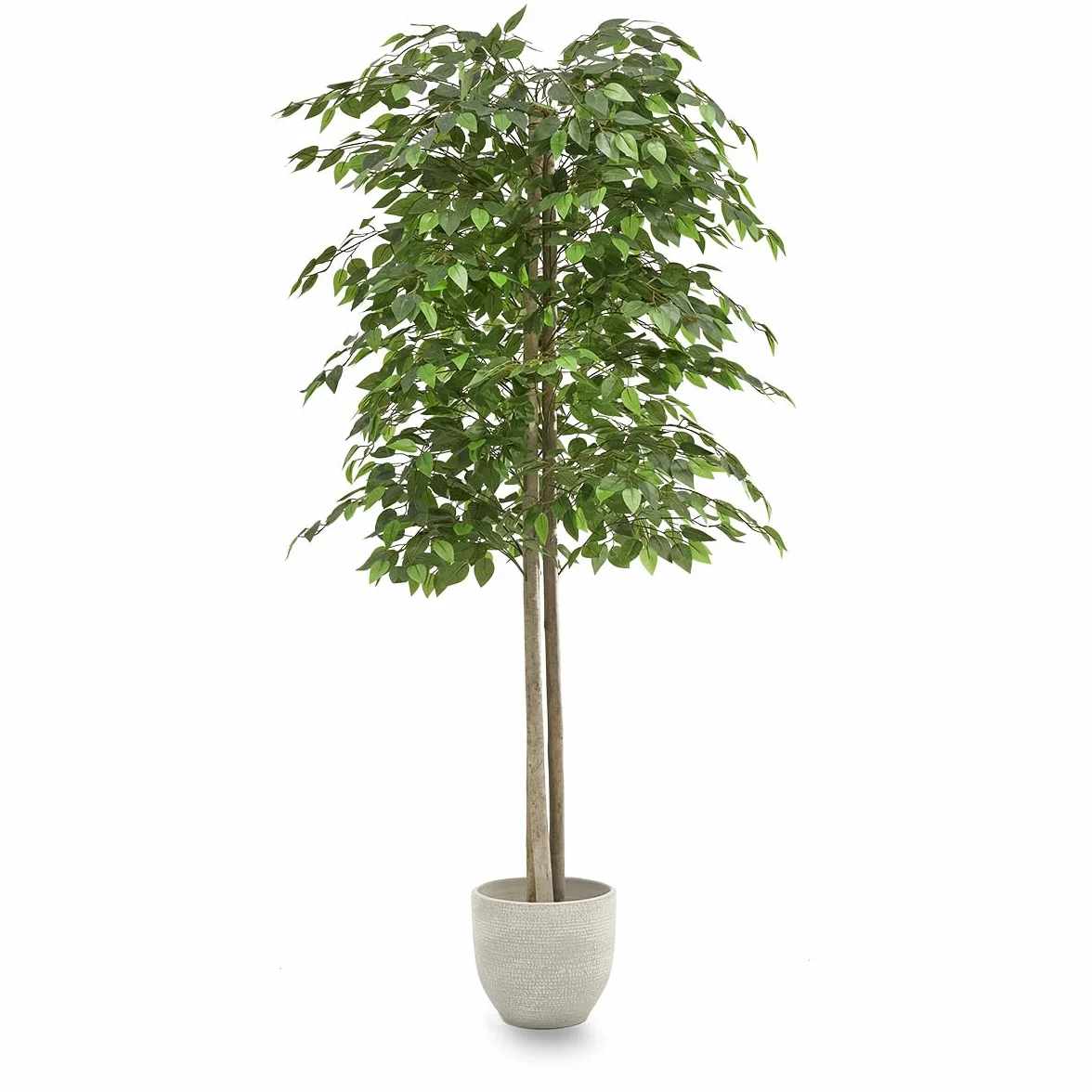Ficus artificiale 180 cm pianta finta grande tronco naturale albero decorativo realistico casa ufficio hotel