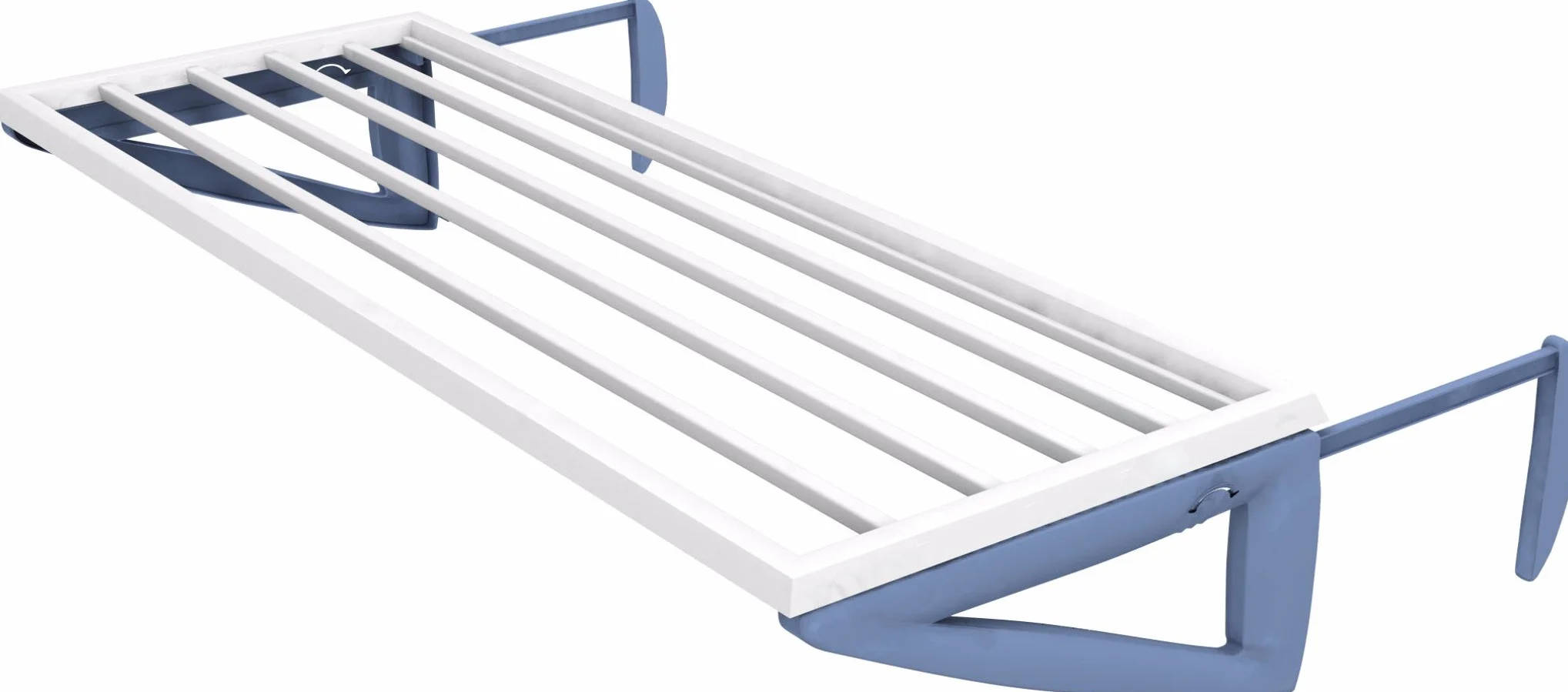 Gimi Pliko Stendibiancheria Da Termosifone In Resina, Stendino Da 3.5 M, Bianco, ‎‎55.5 x 28.5 x 13 cm, 2.5 Kg