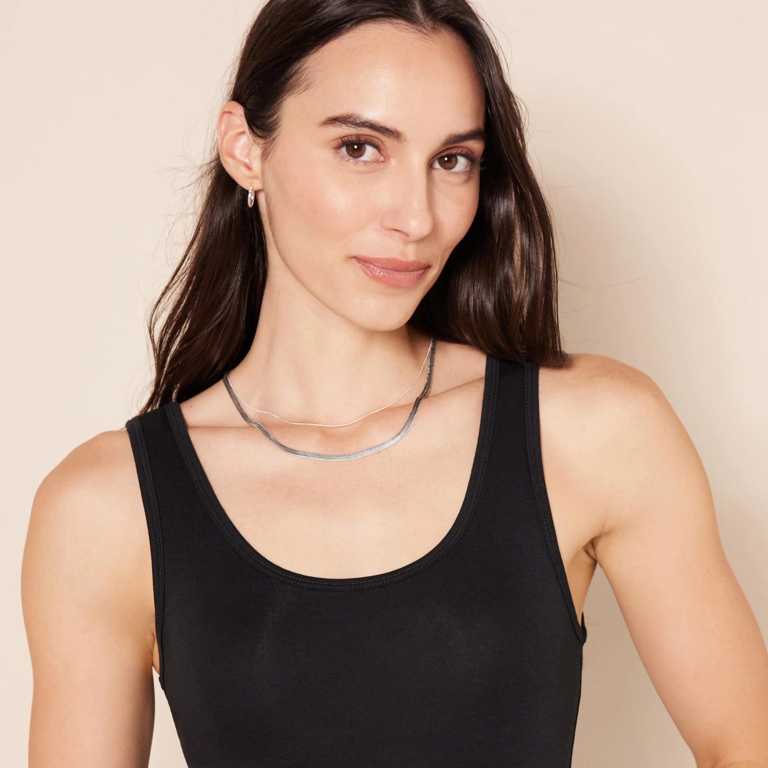 Amazon Essentials Top a Canotta Slim Donna, Pacco da 2