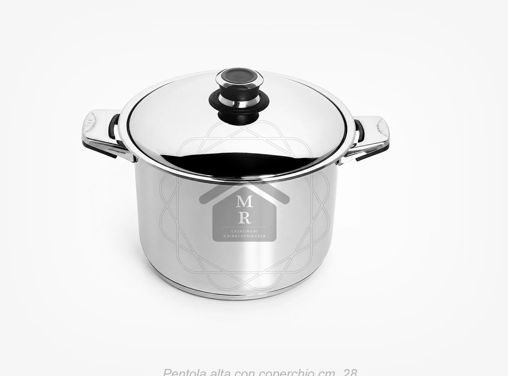 Batteria Pentole Maxi 18 Pezzi in Acciaio Serie Dietetic Bavaria Ottingher